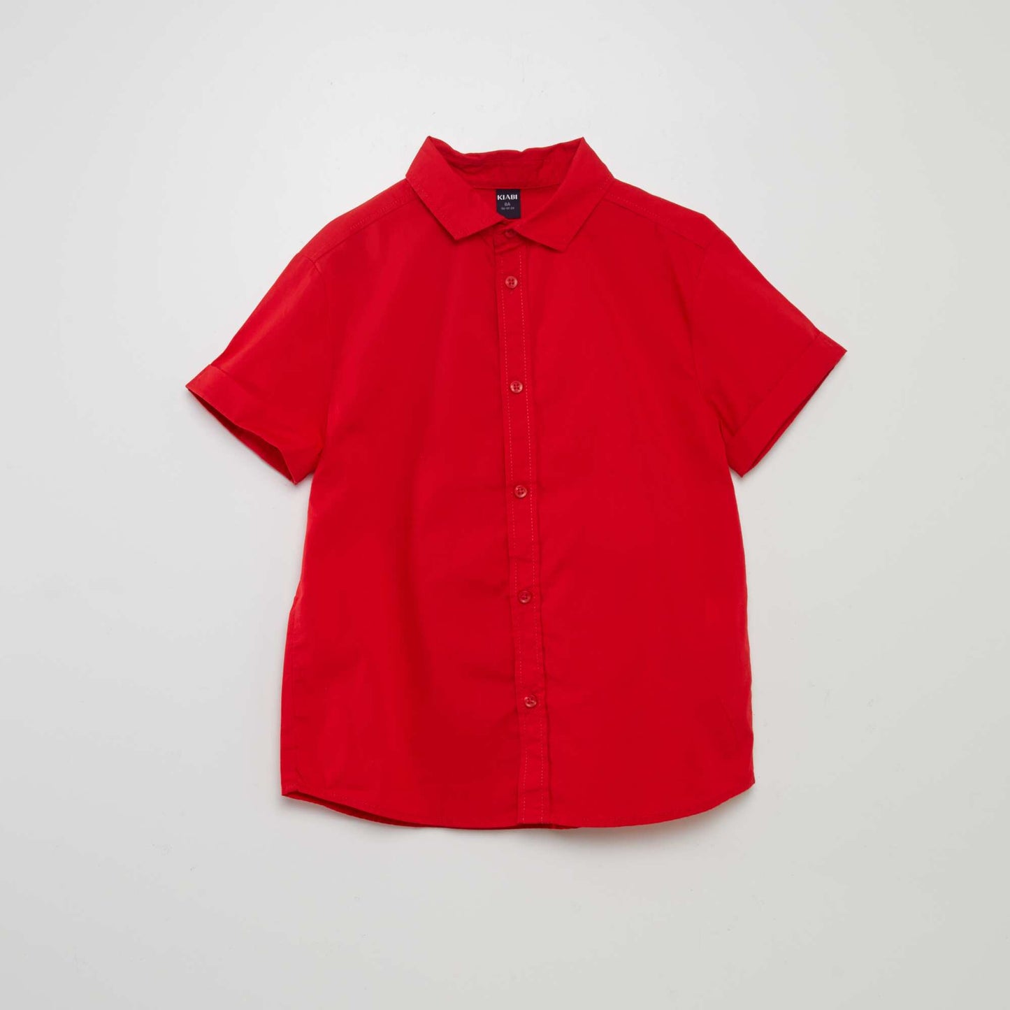 Chemise en popeline + noeud papillon Rouge