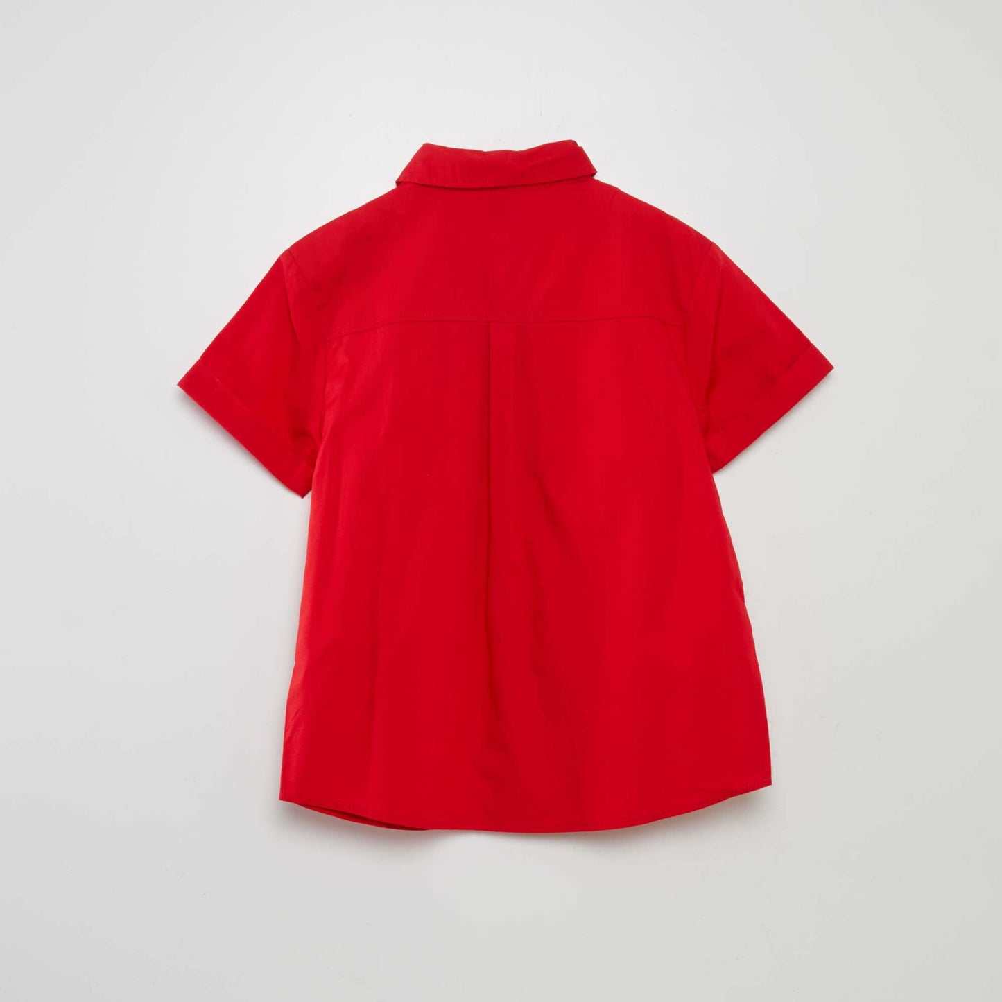 Chemise en popeline + noeud papillon Rouge