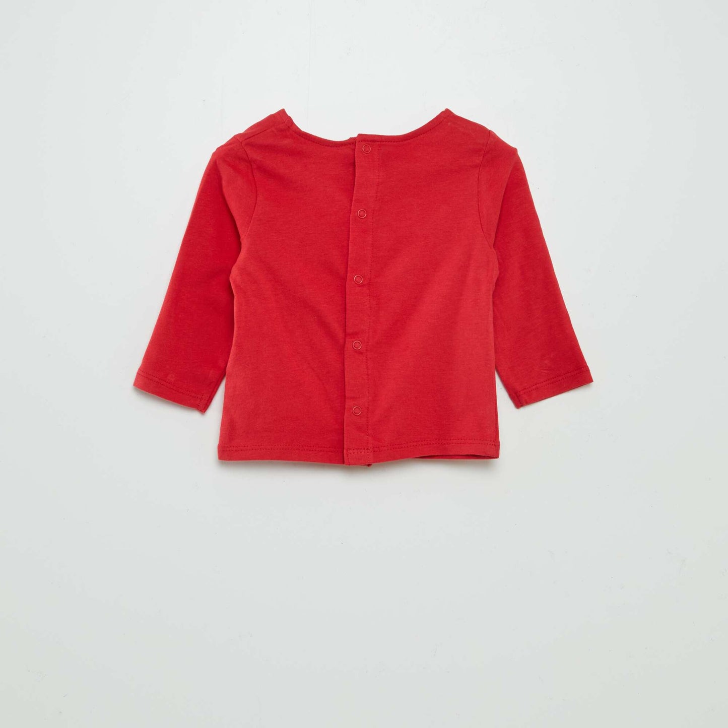 Tee-shirt imprimé de Noël ROUGE