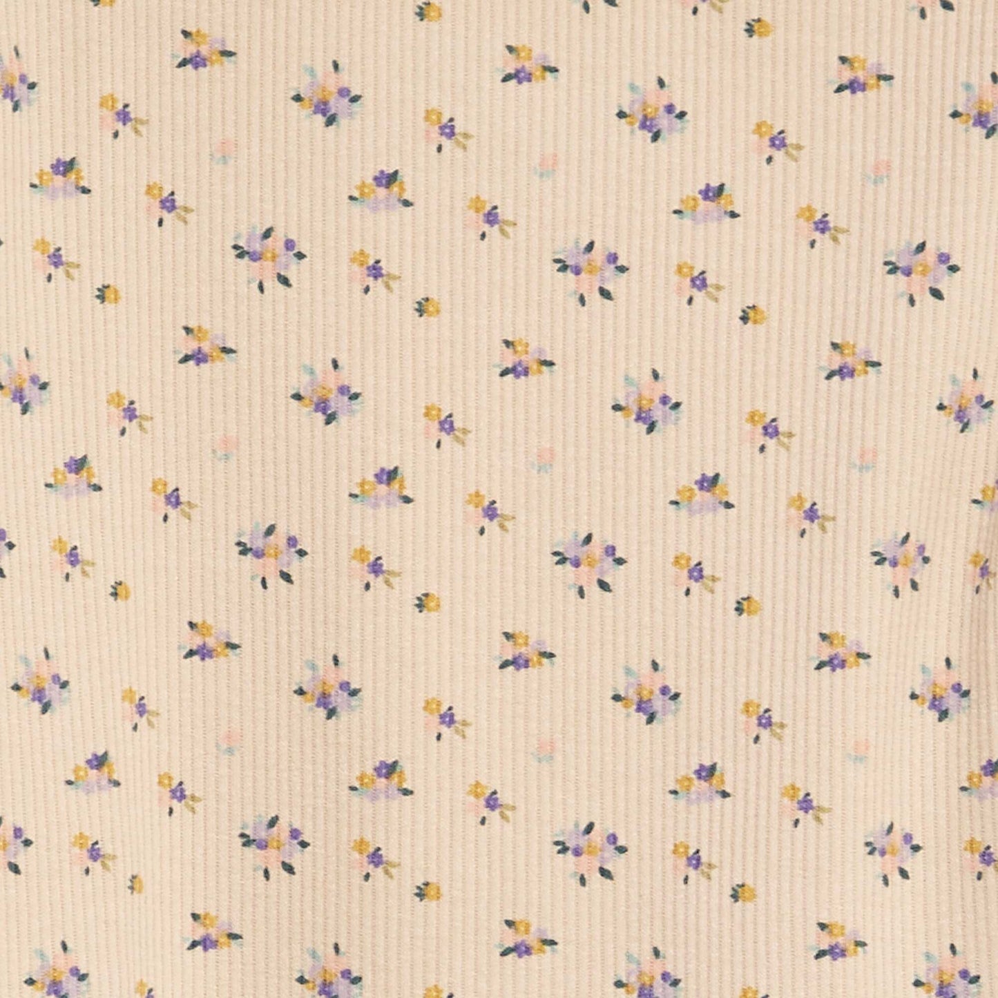 T-shirt côtelé avec col brodé BEIGE