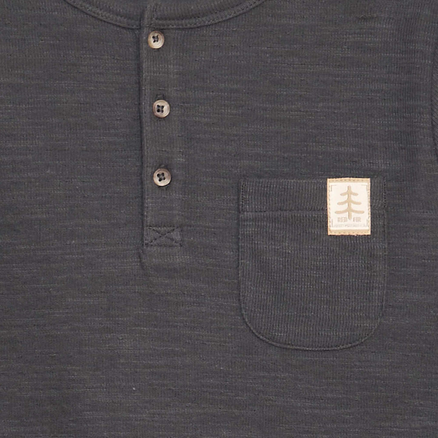 T-shirt col tunisien GRIS