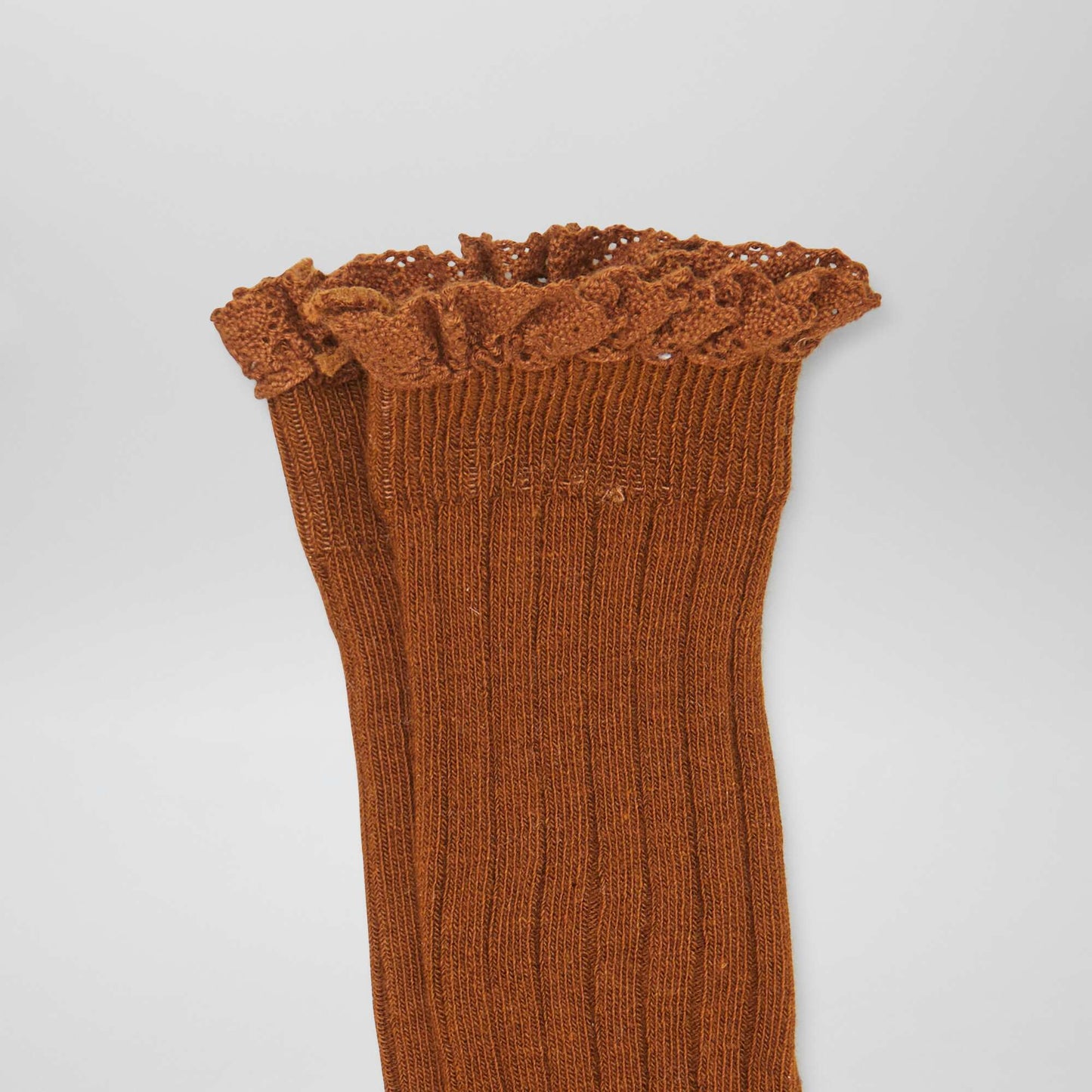 Lot de 2 paires de chaussettes Marron