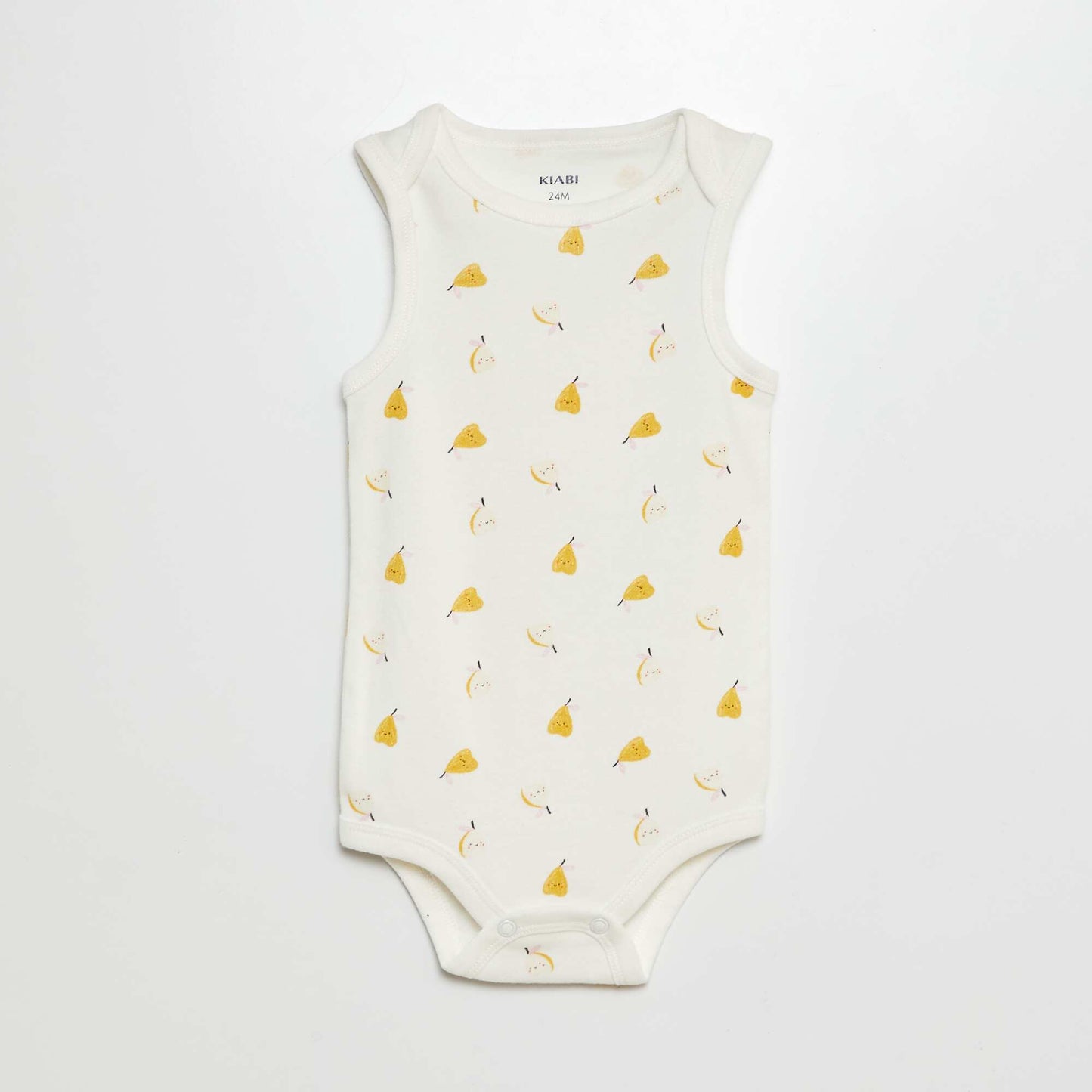 Bodies sans manches à motif - Lot de 3 Rose