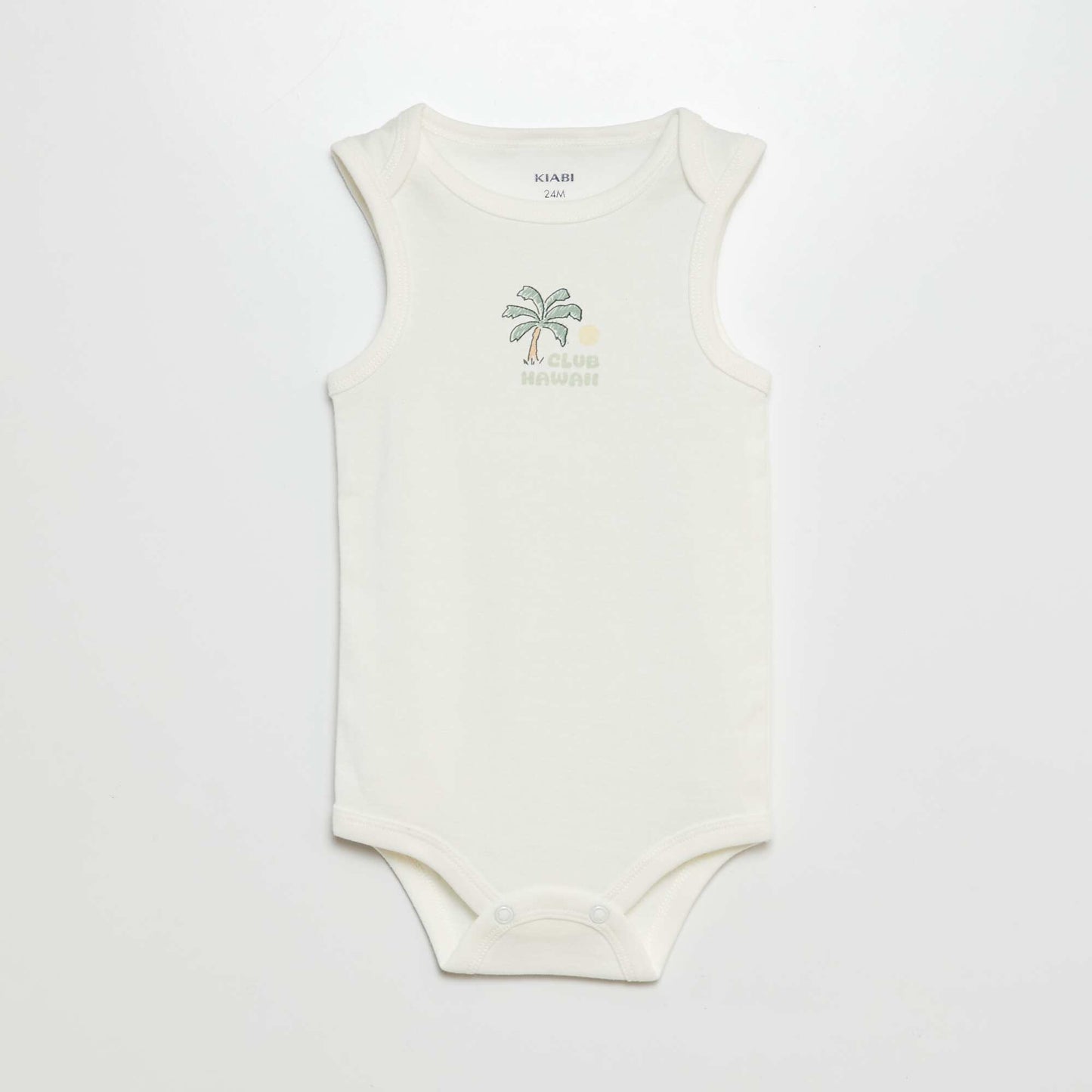 Bodies sans manches à motif - Lot de 3 Vert