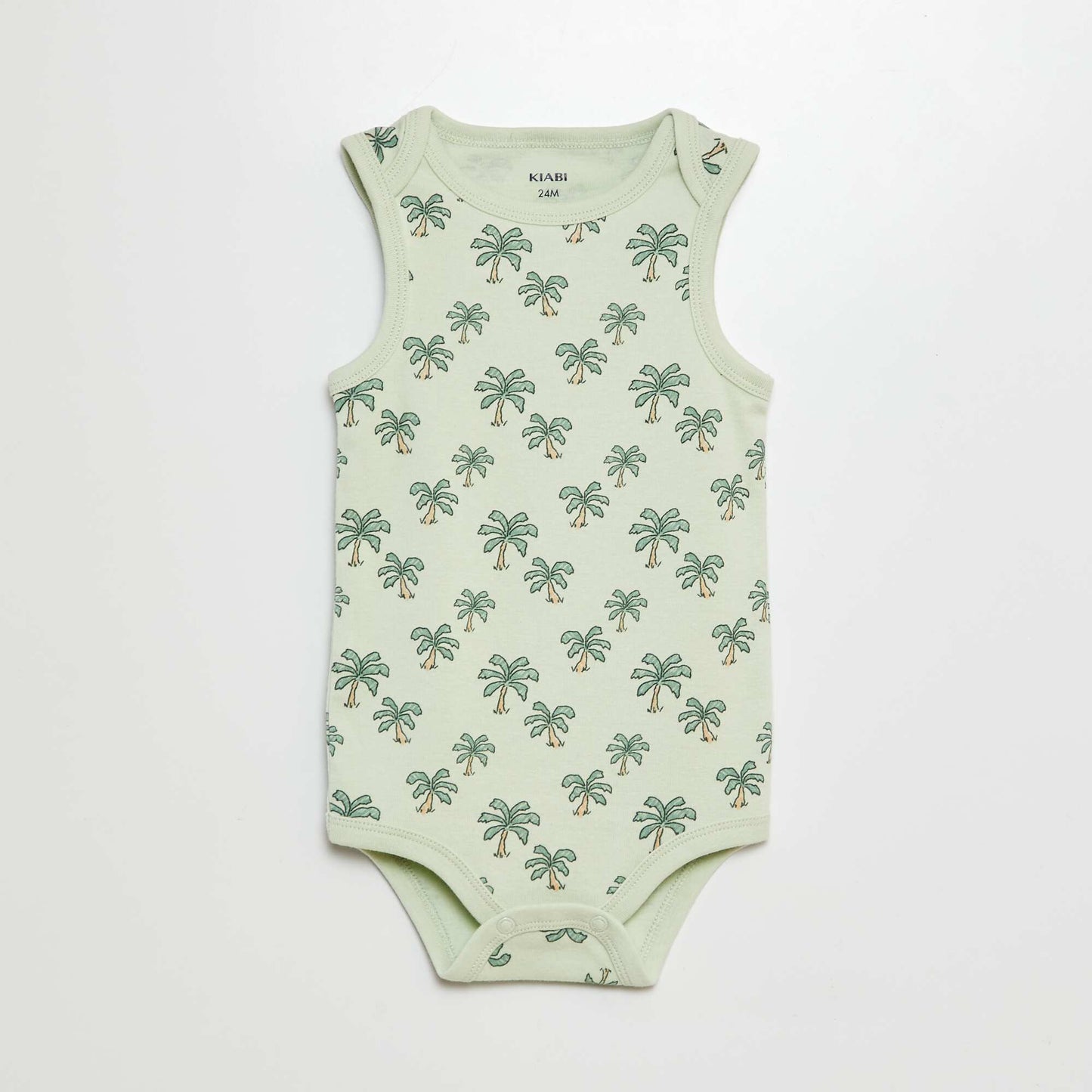 Bodies sans manches à motif - Lot de 3 Vert