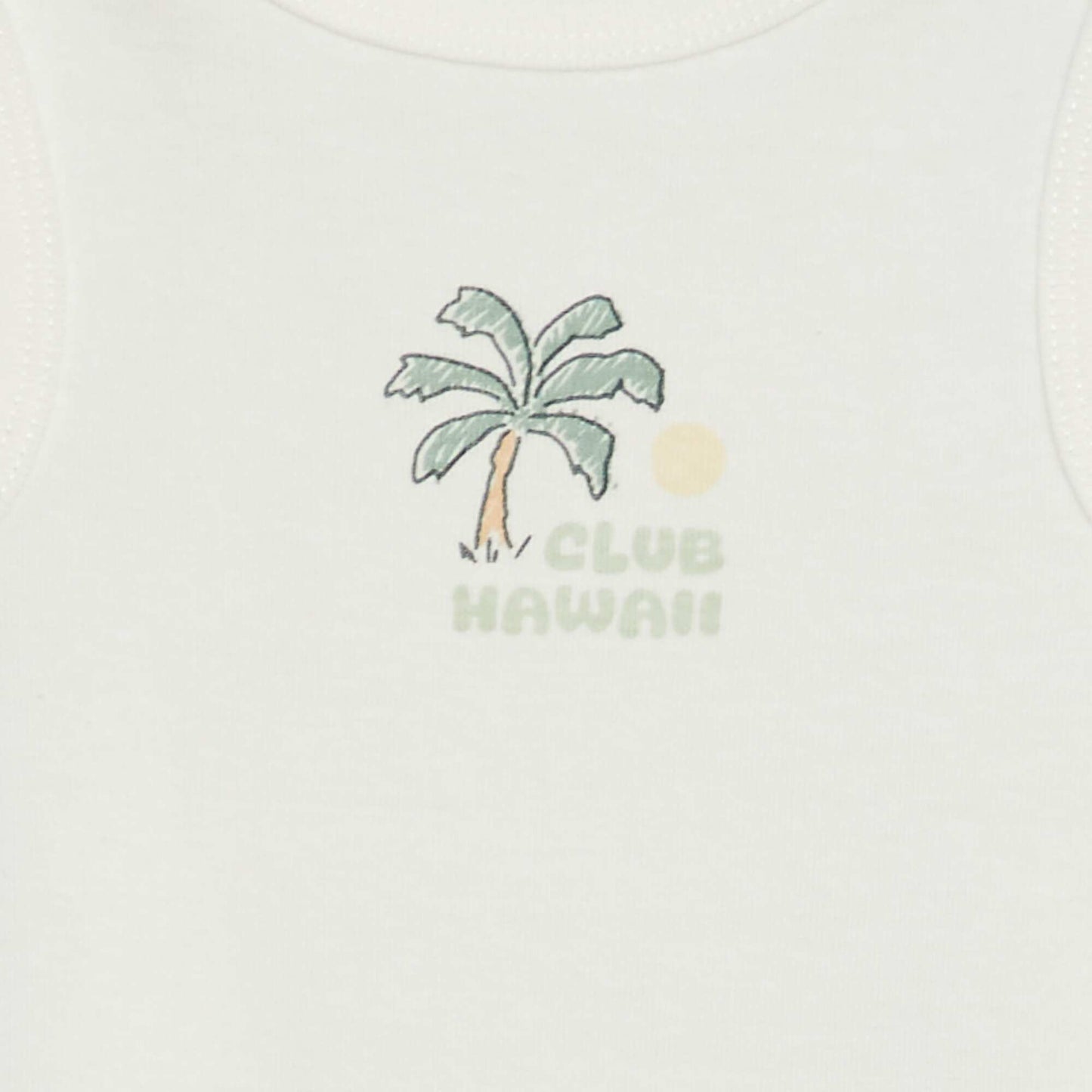 Bodies sans manches à motif - Lot de 3 Vert