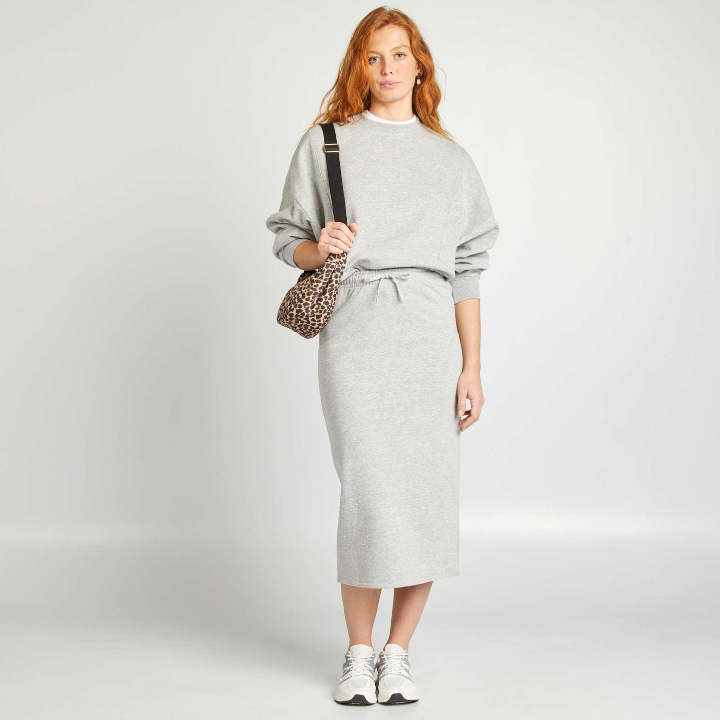 Sweat à col rond loose GRIS
