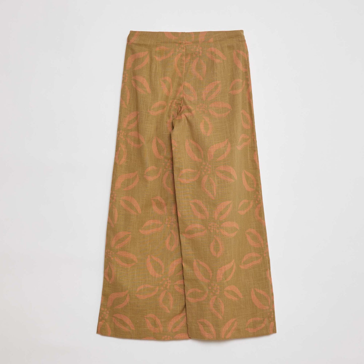 Pantalon large avec imprimé KAKI