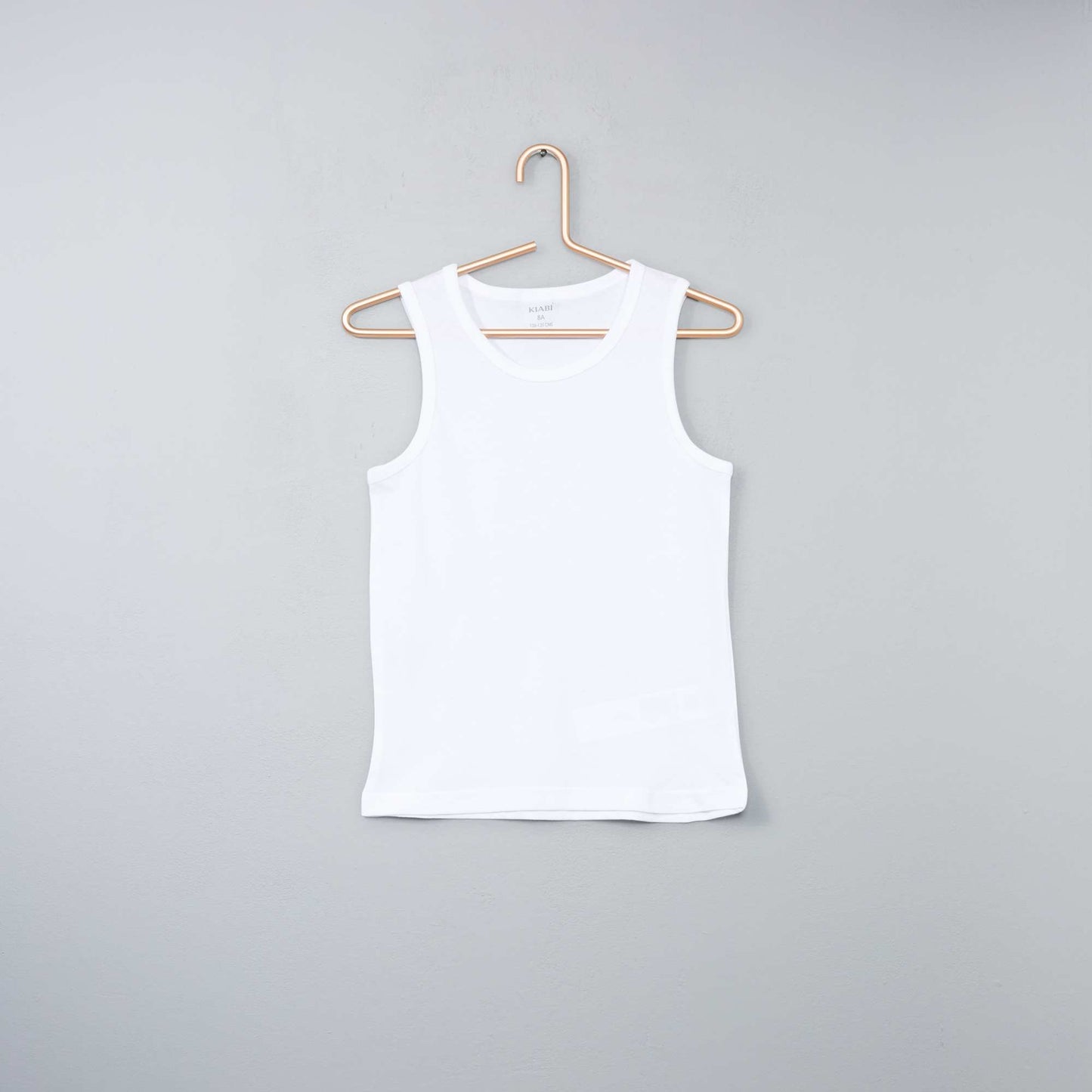 Lot 3 maillots de corps en coton blanc