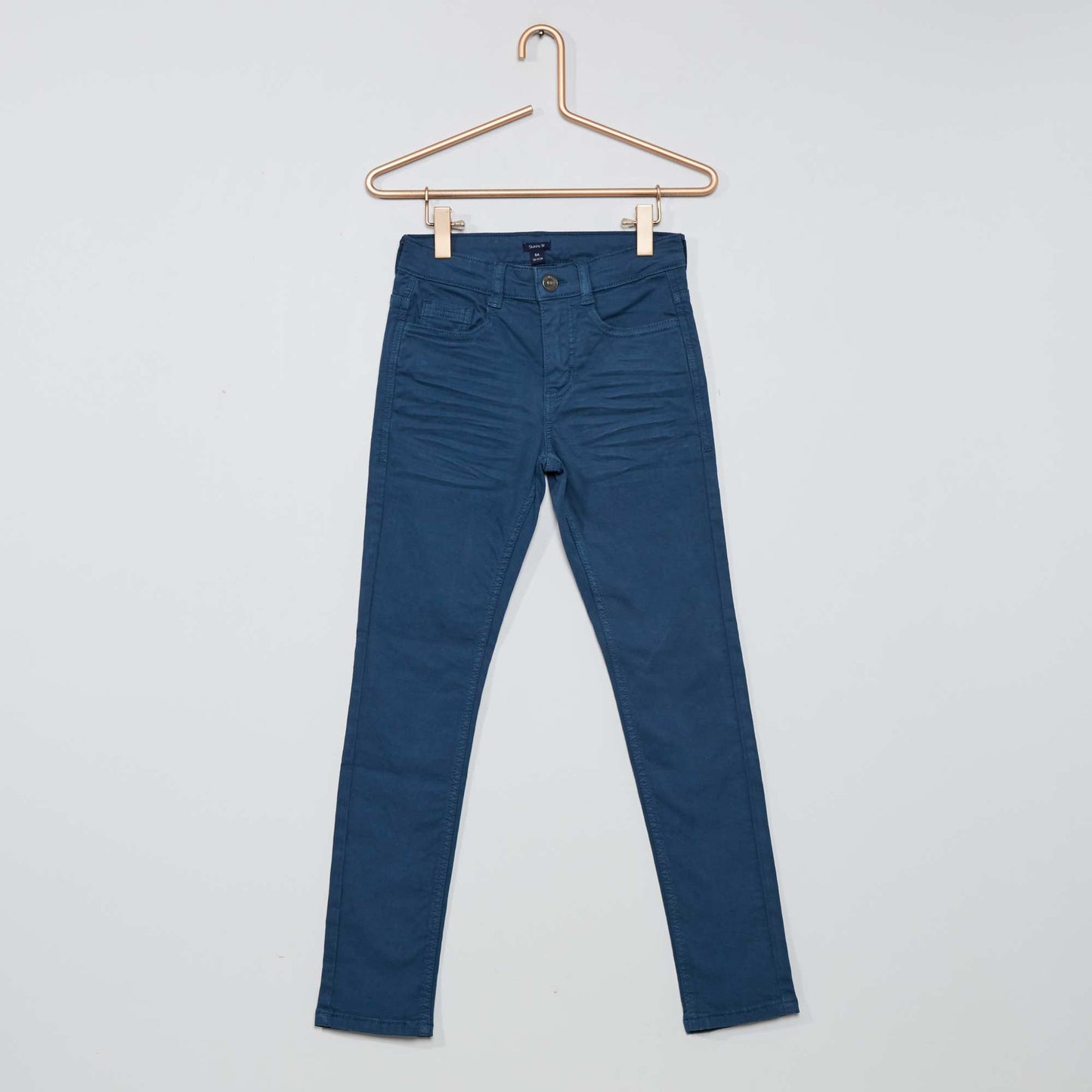 Jean skinny à 5 poches bleu grisé