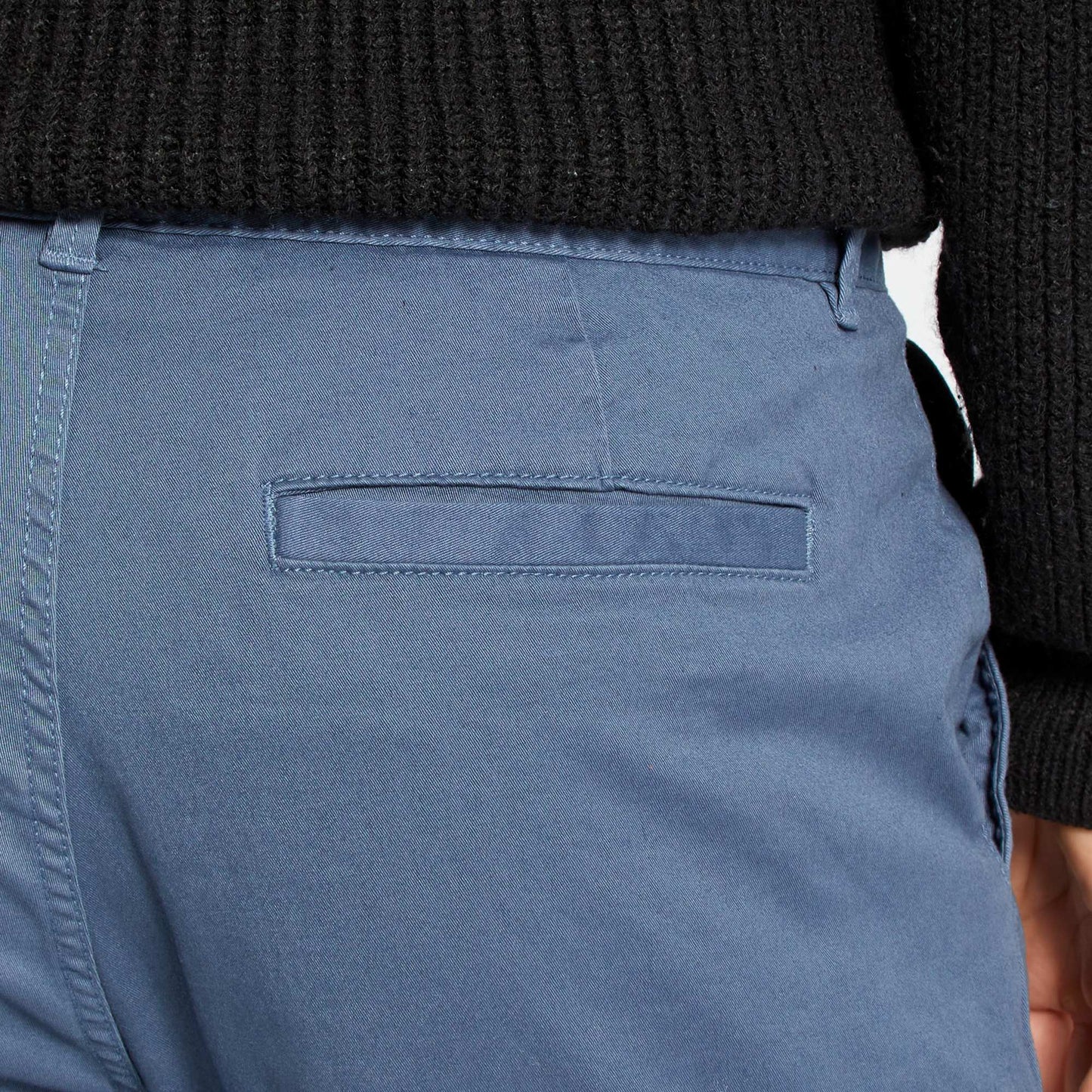 Pantalon chino slim bleu gris