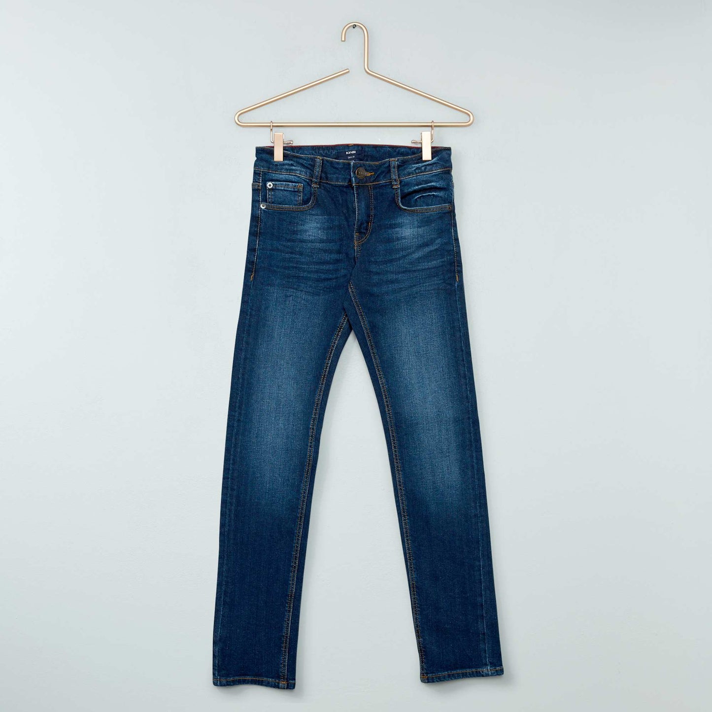 Jean slim stretch à 5 poches brut