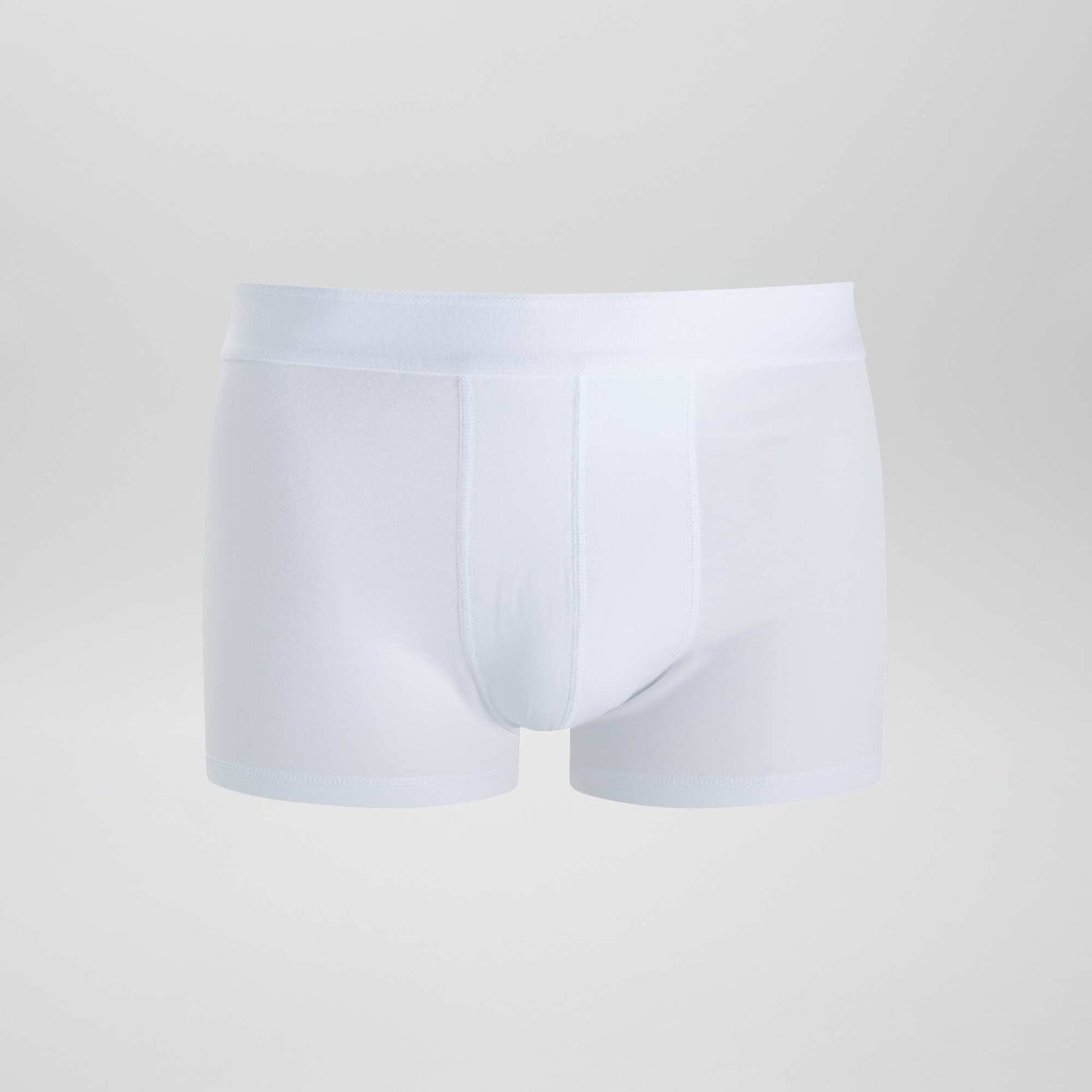Lot de 3 boxers unis Blanc