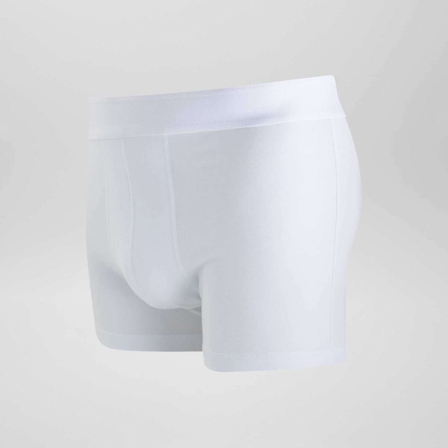 Lot de 3 boxers unis Blanc