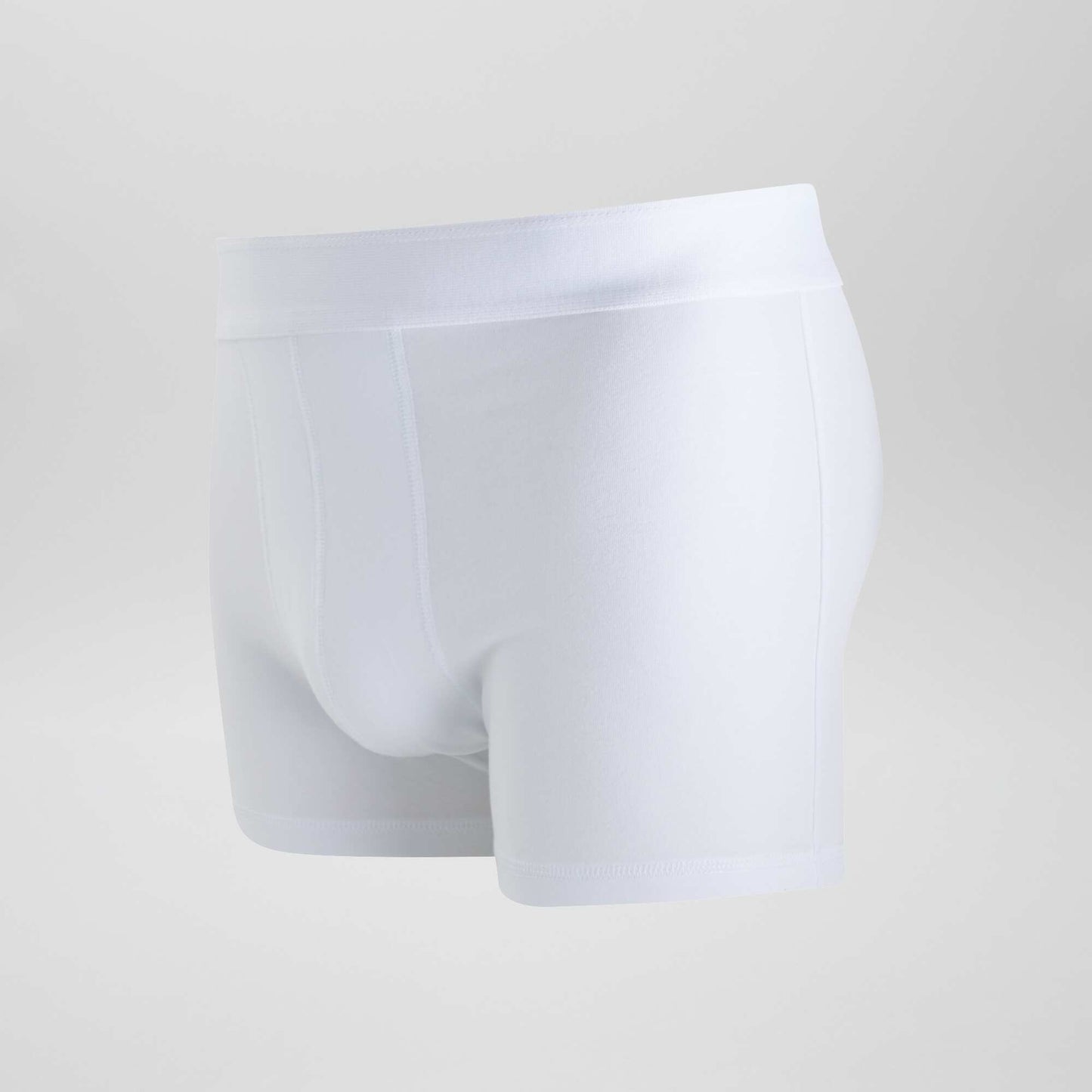 Lot de 3 boxers unis Blanc