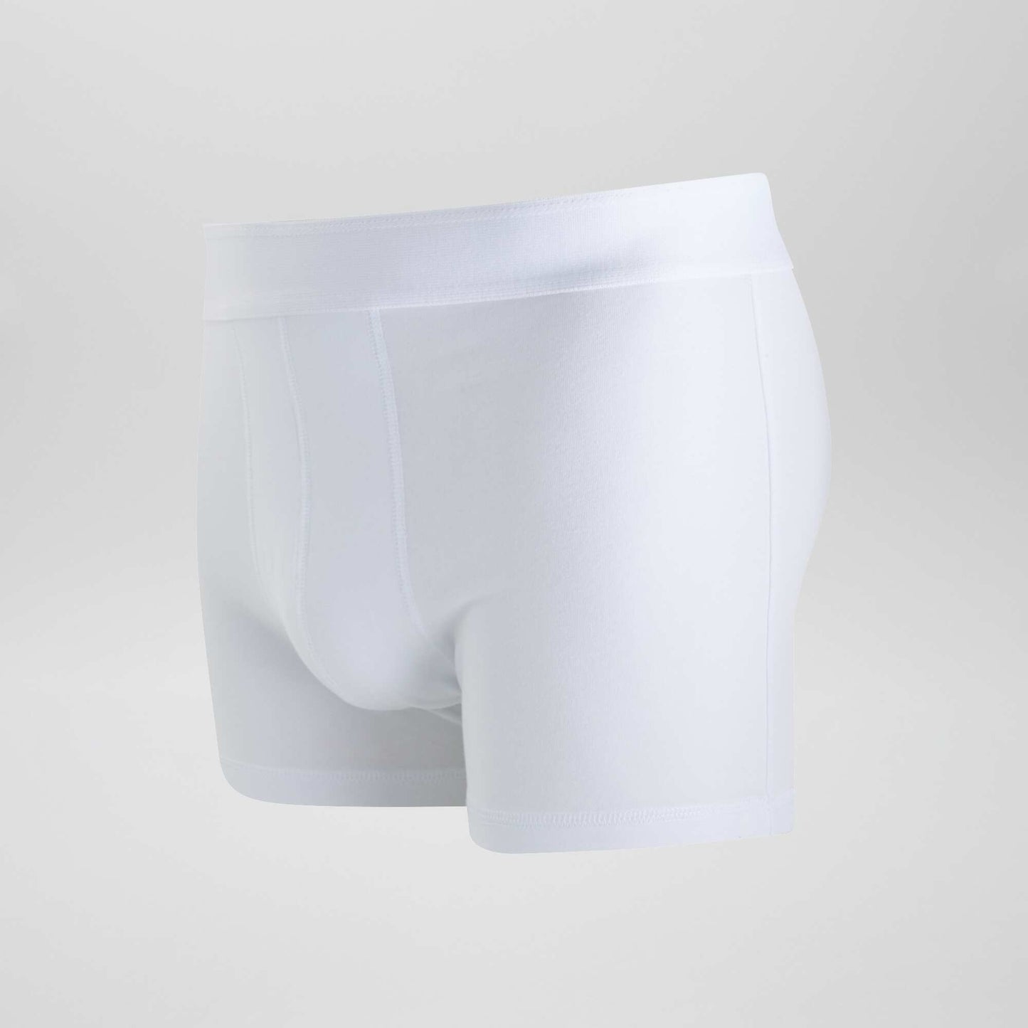 Lot de 3 boxers unis Blanc