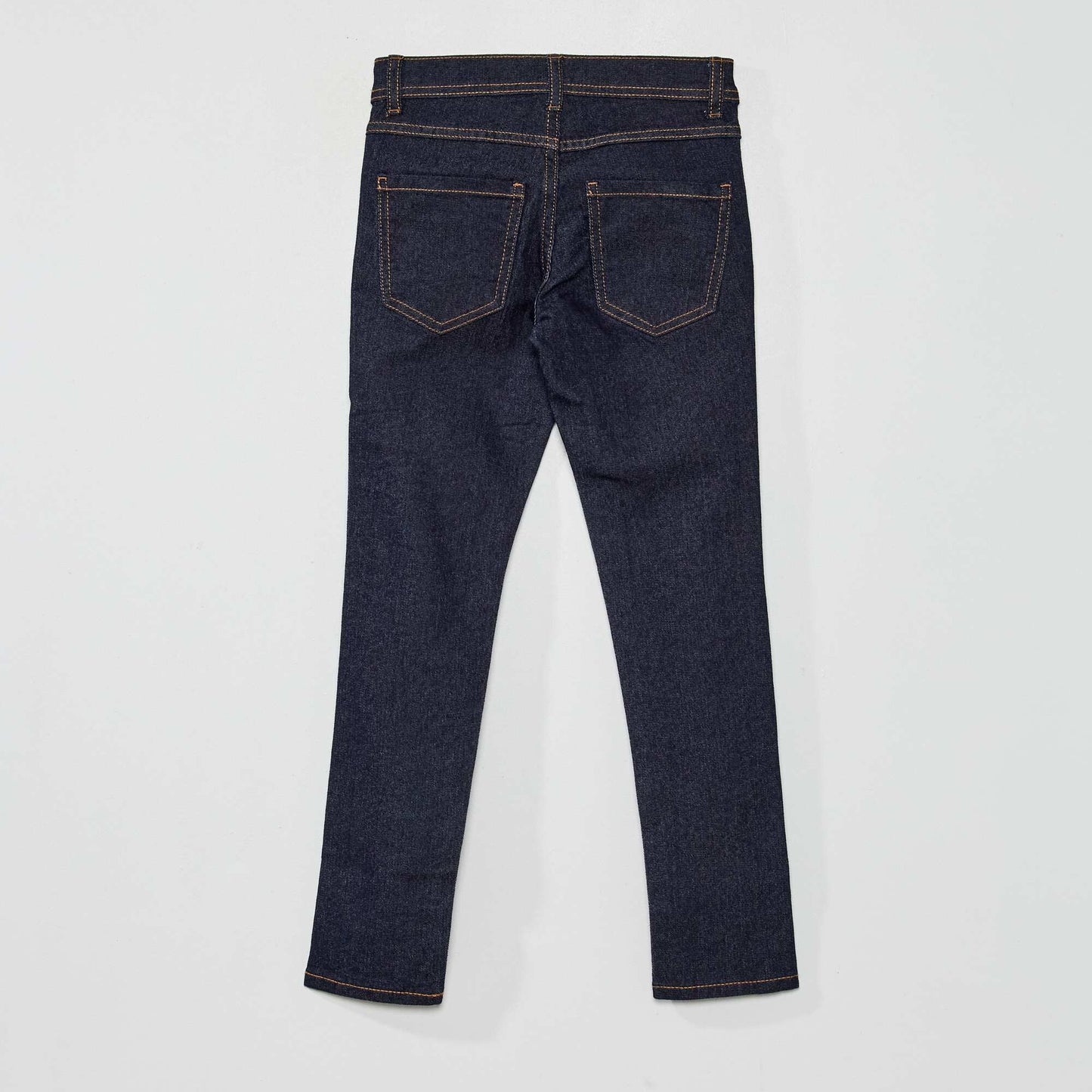 Jean skinny avec taille ajustable bleu foncé