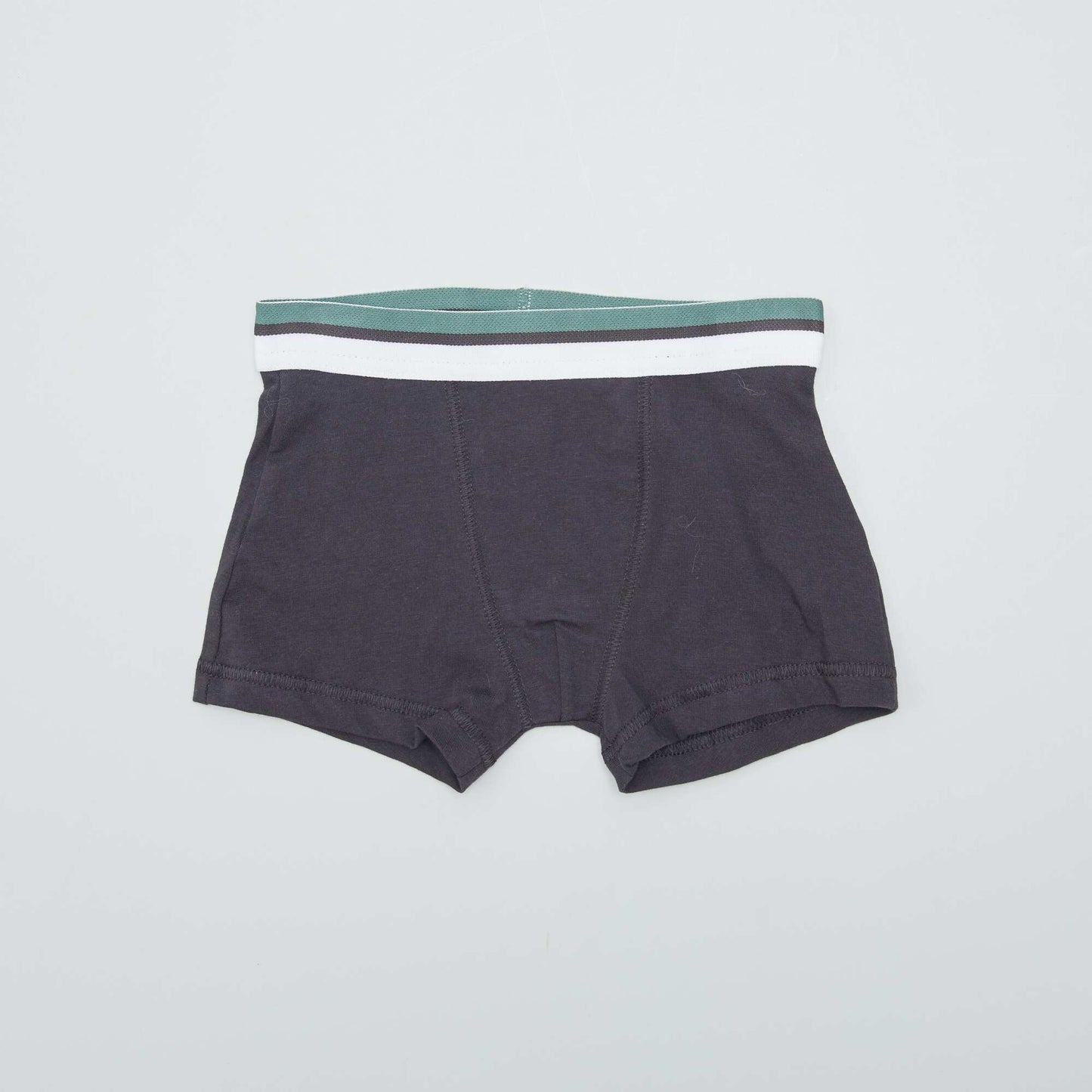 Lot de 3 boxers Vert/gris foncé/blanc