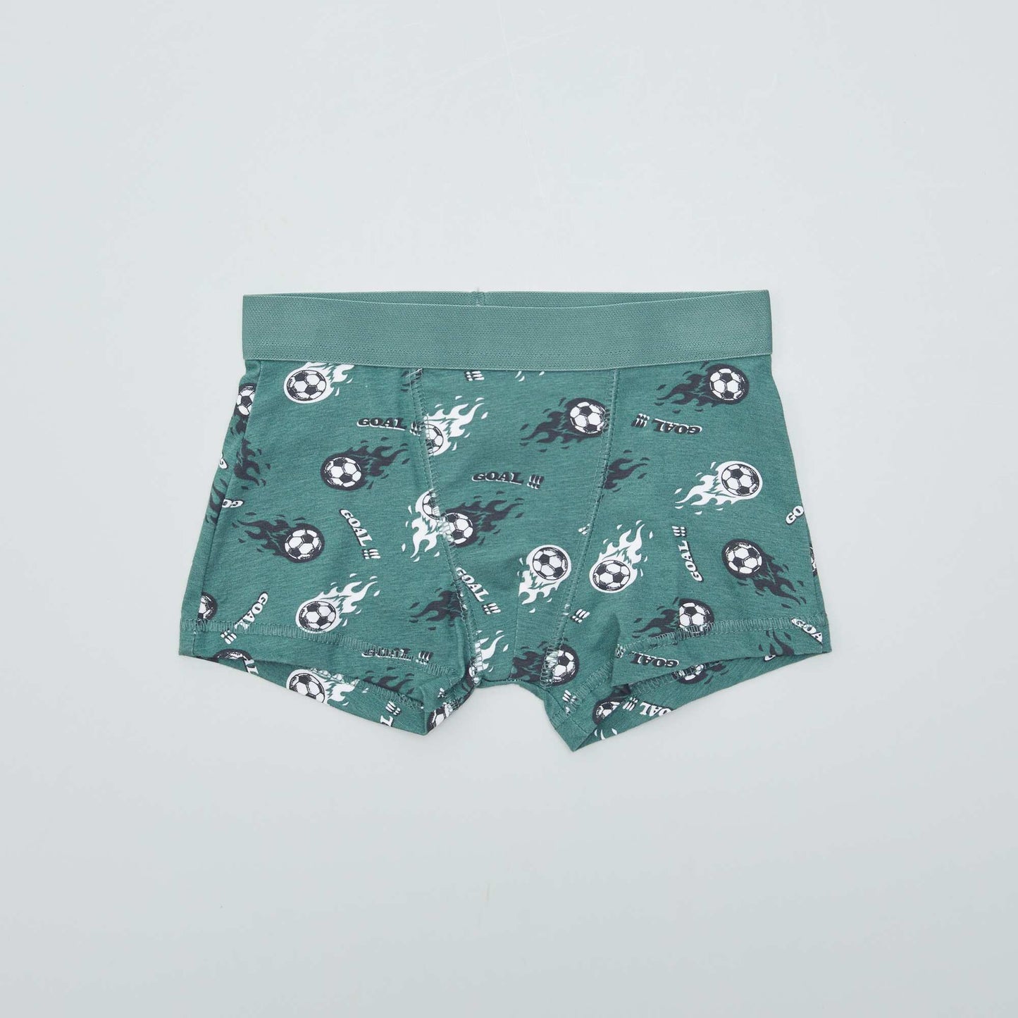 Lot de 3 boxers Vert/gris foncé/blanc
