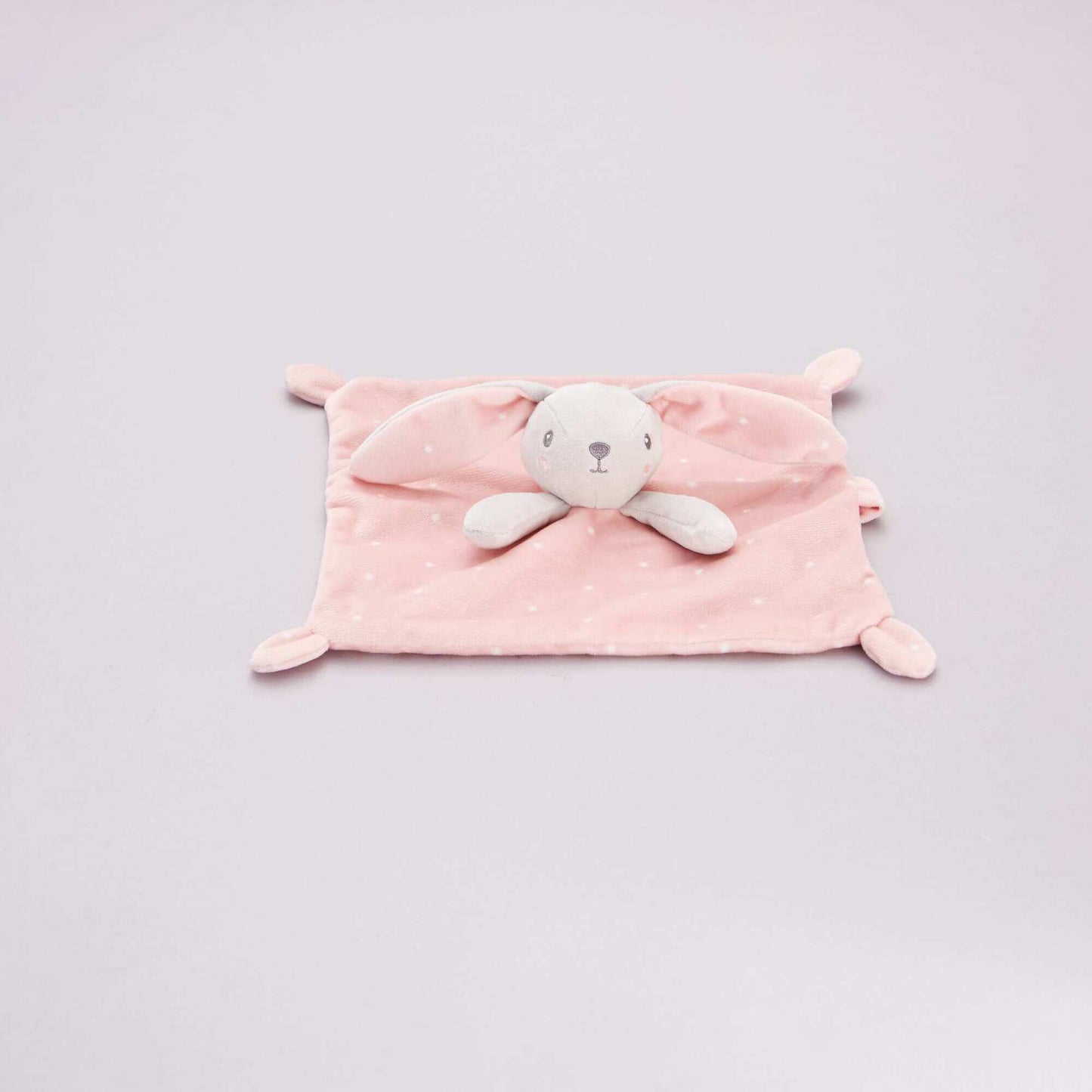 Doudou velours rose