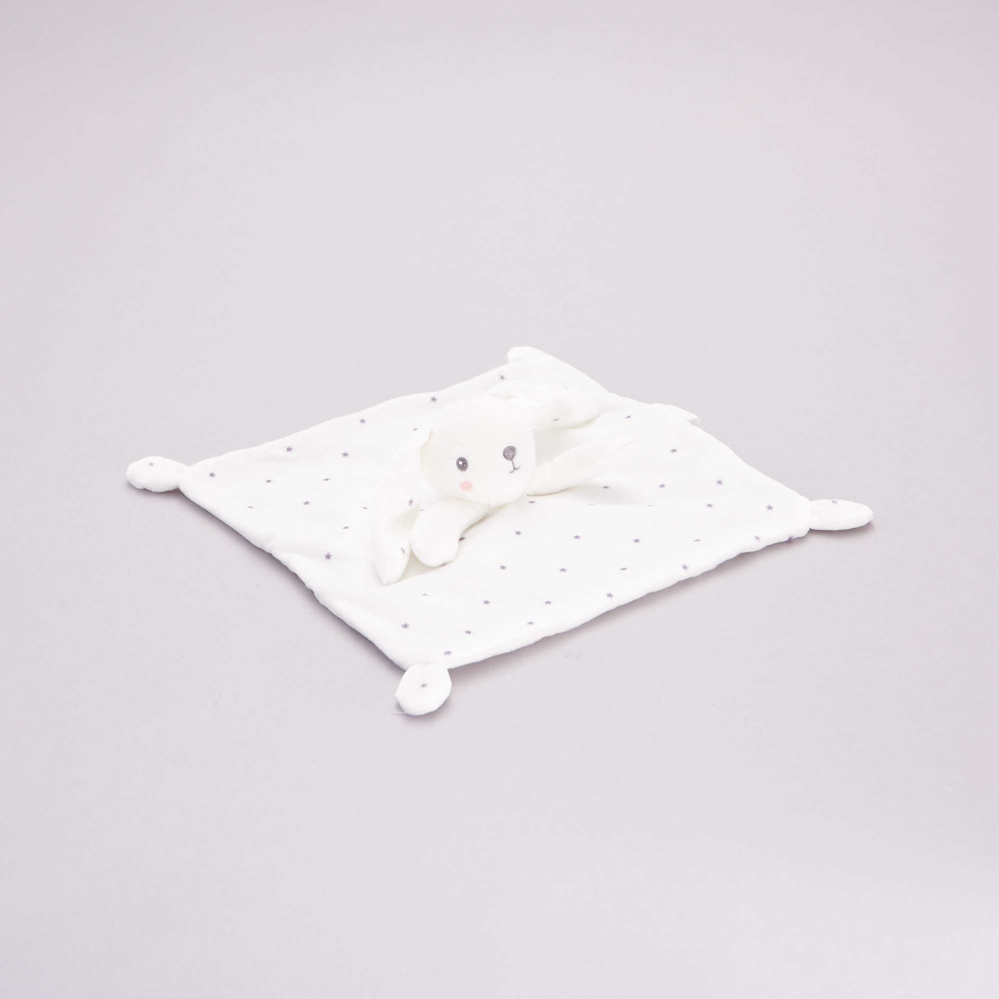 Doudou velours blanc