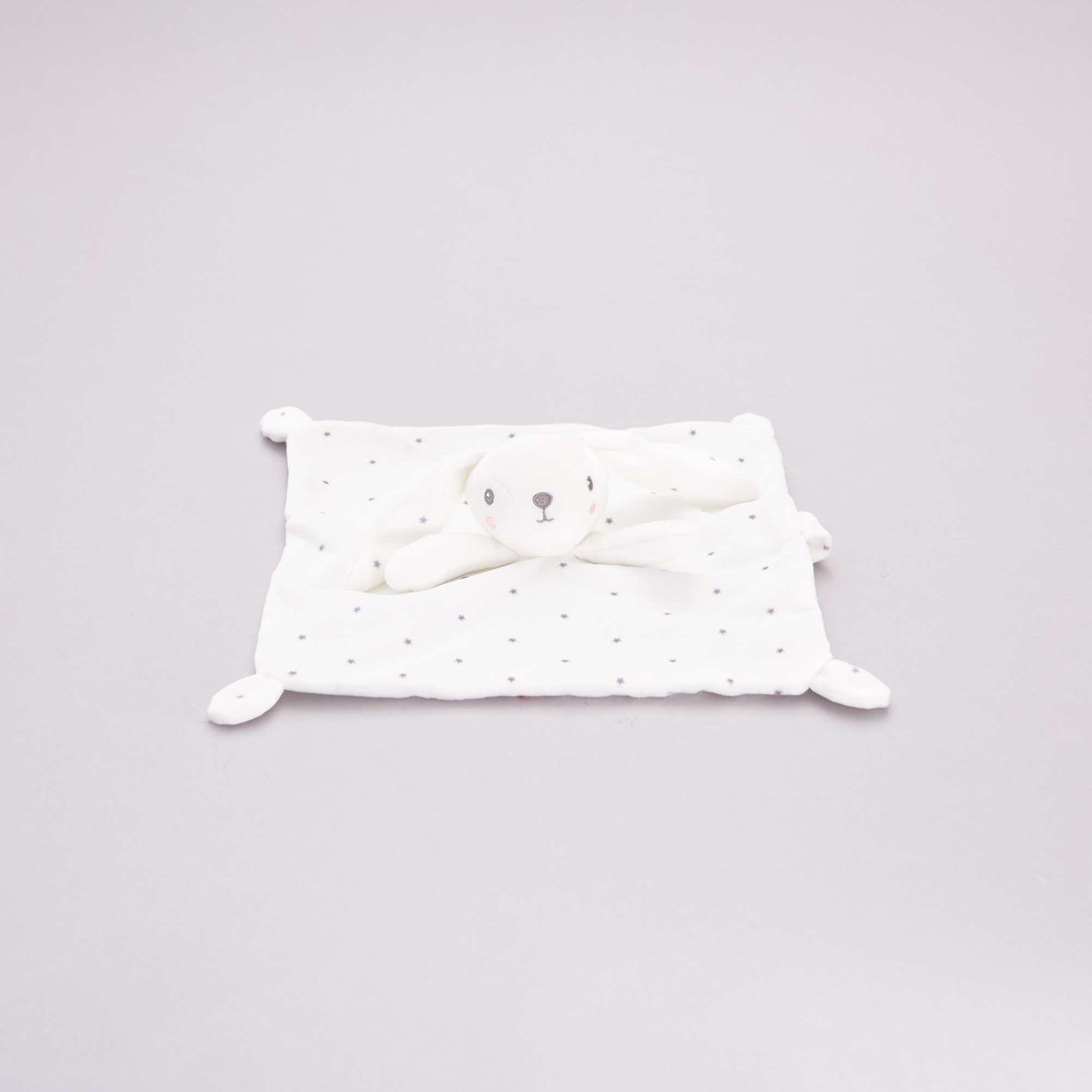 Doudou velours blanc