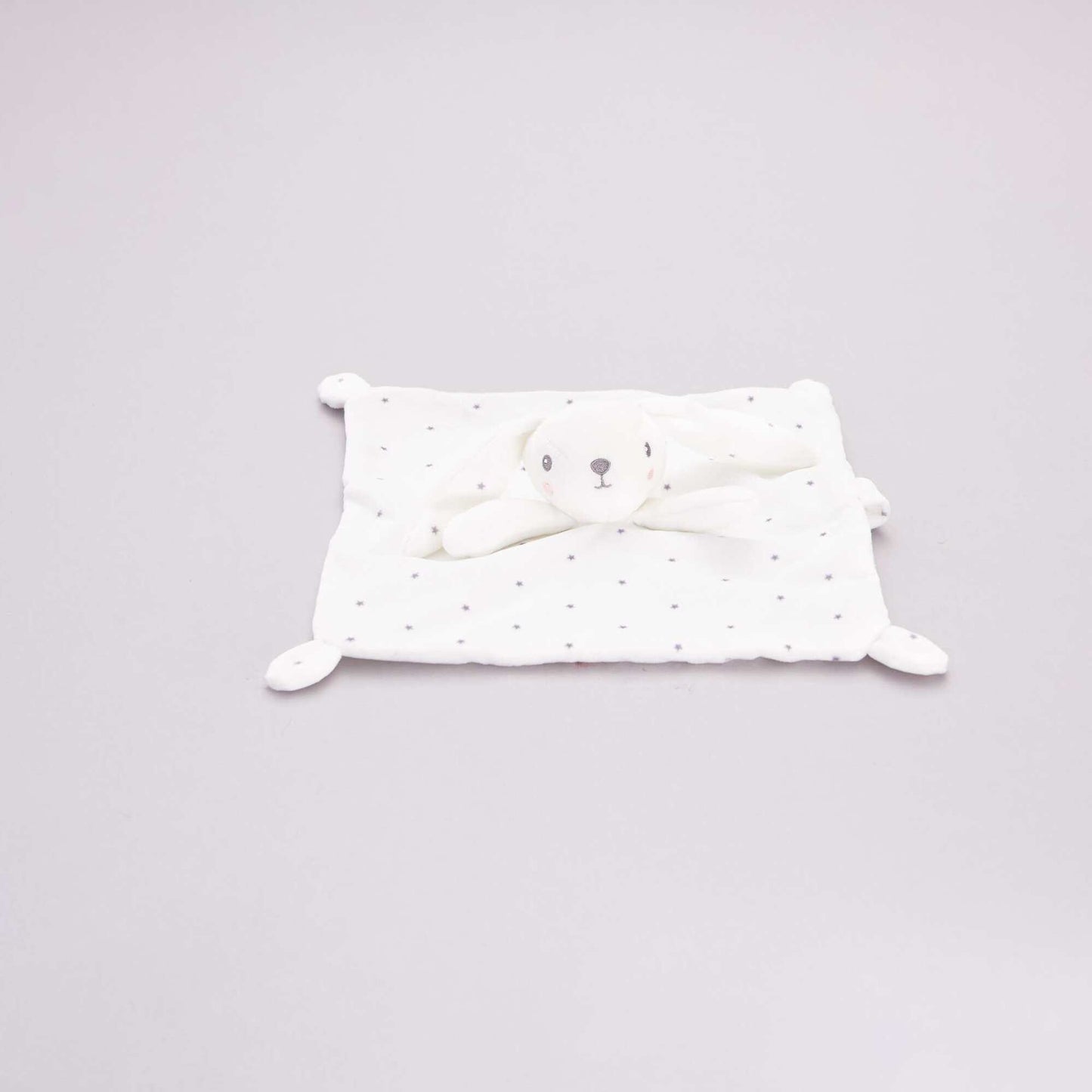Doudou velours blanc