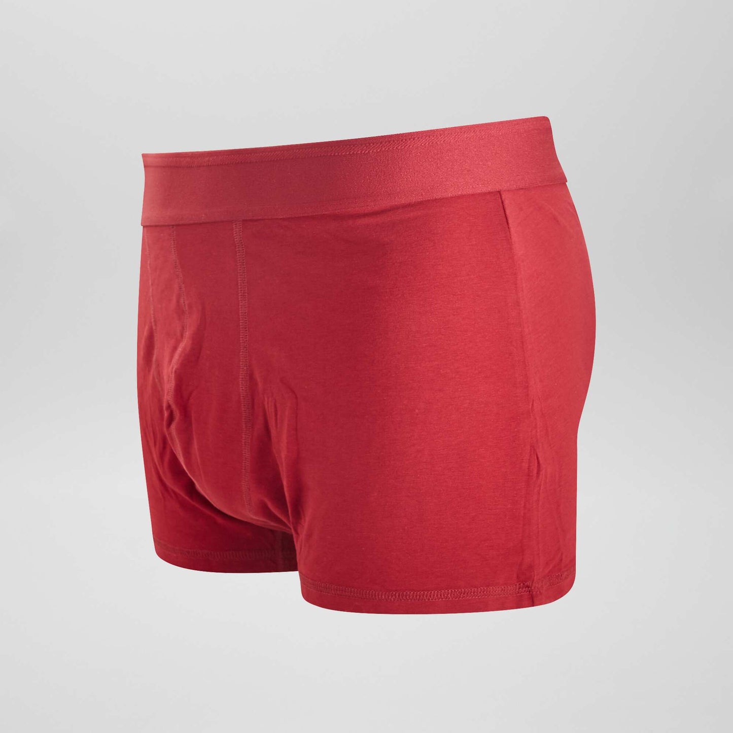 Lot de 3 boxers size+ Rouge/gris/bleu