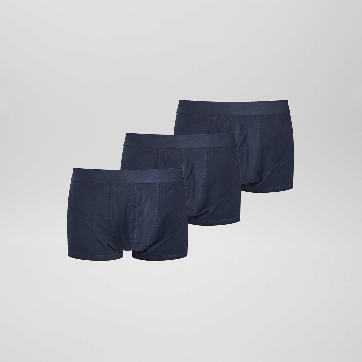 Lot de 3 boxers size+ Marine