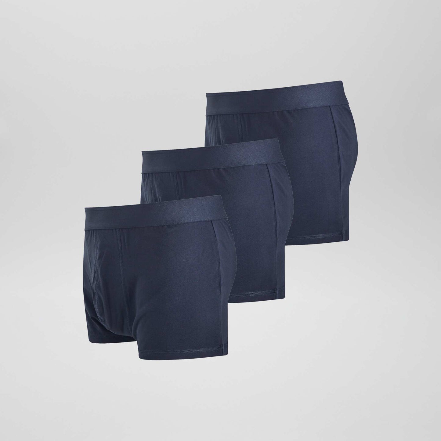 Lot de 3 boxers size+ Marine