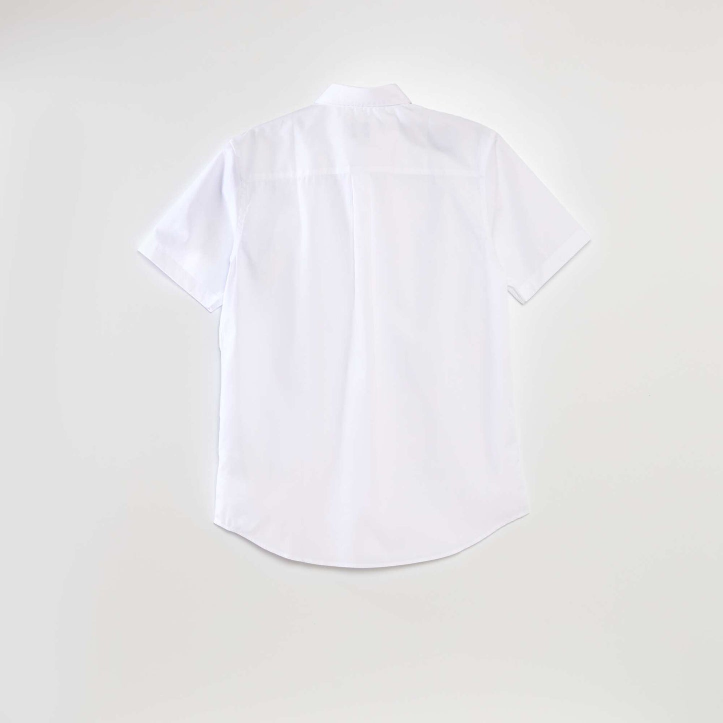 Chemise blanche manches courtes blanc