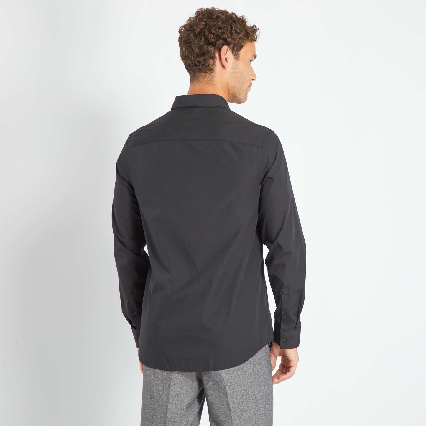 Chemise droite noir