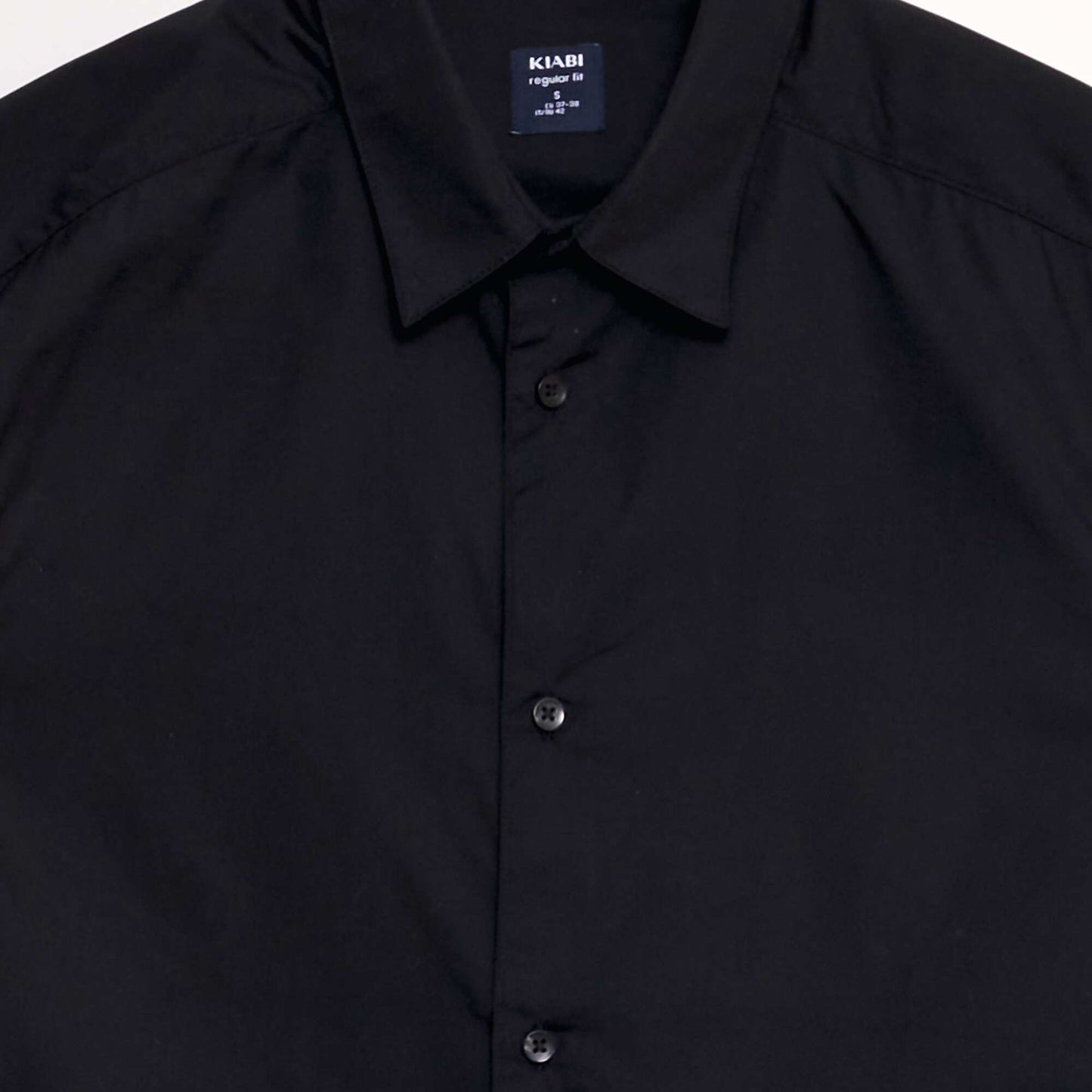 Chemise droite noir
