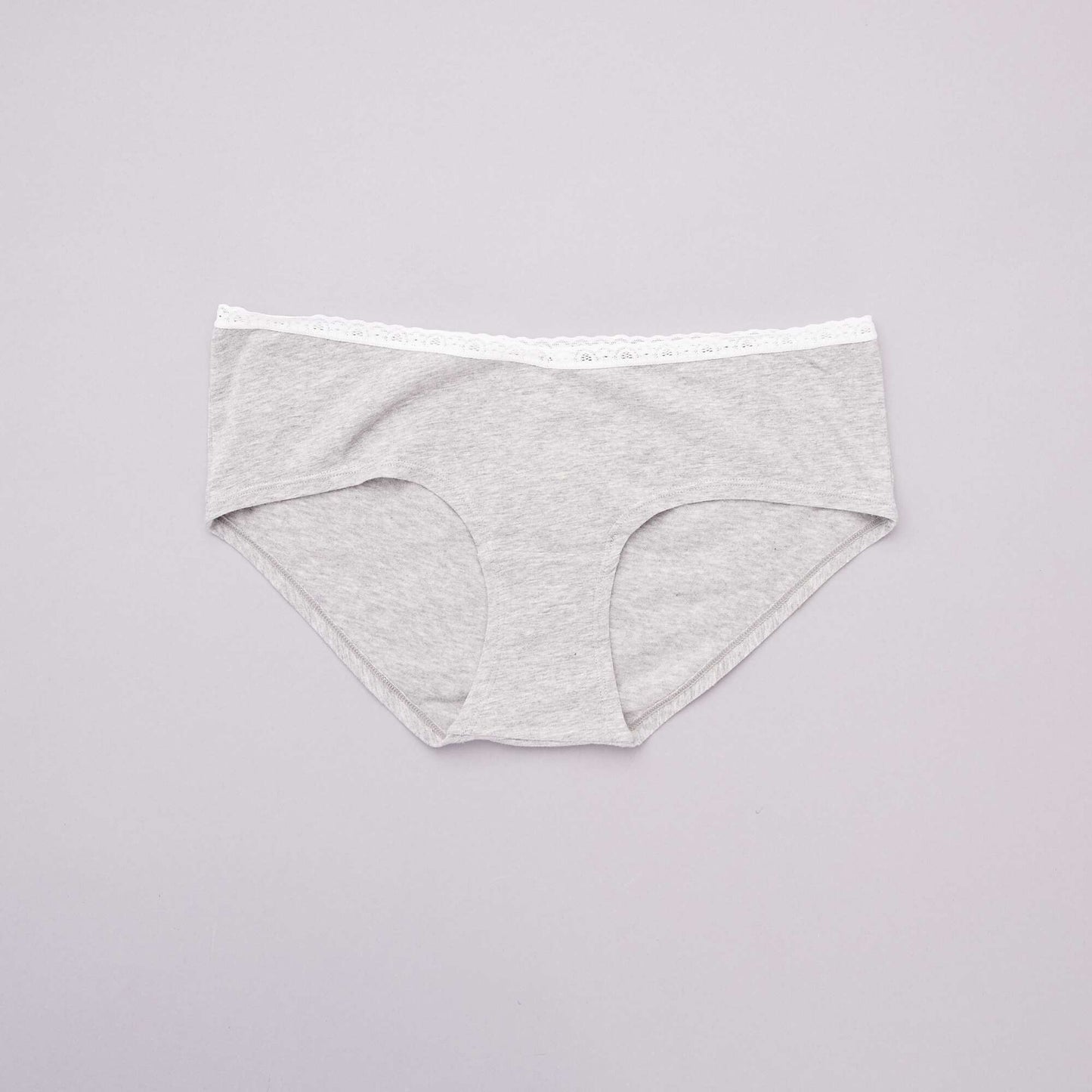 Lot de 3 shorties maternité noir/gris clair/gris foncé
