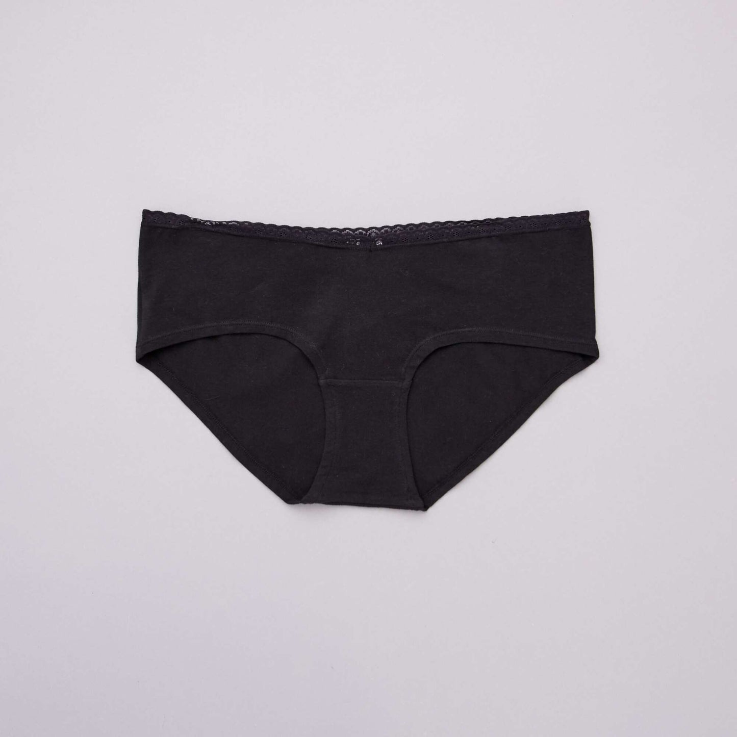 Lot de 3 shorties maternité noir/gris clair/gris foncé