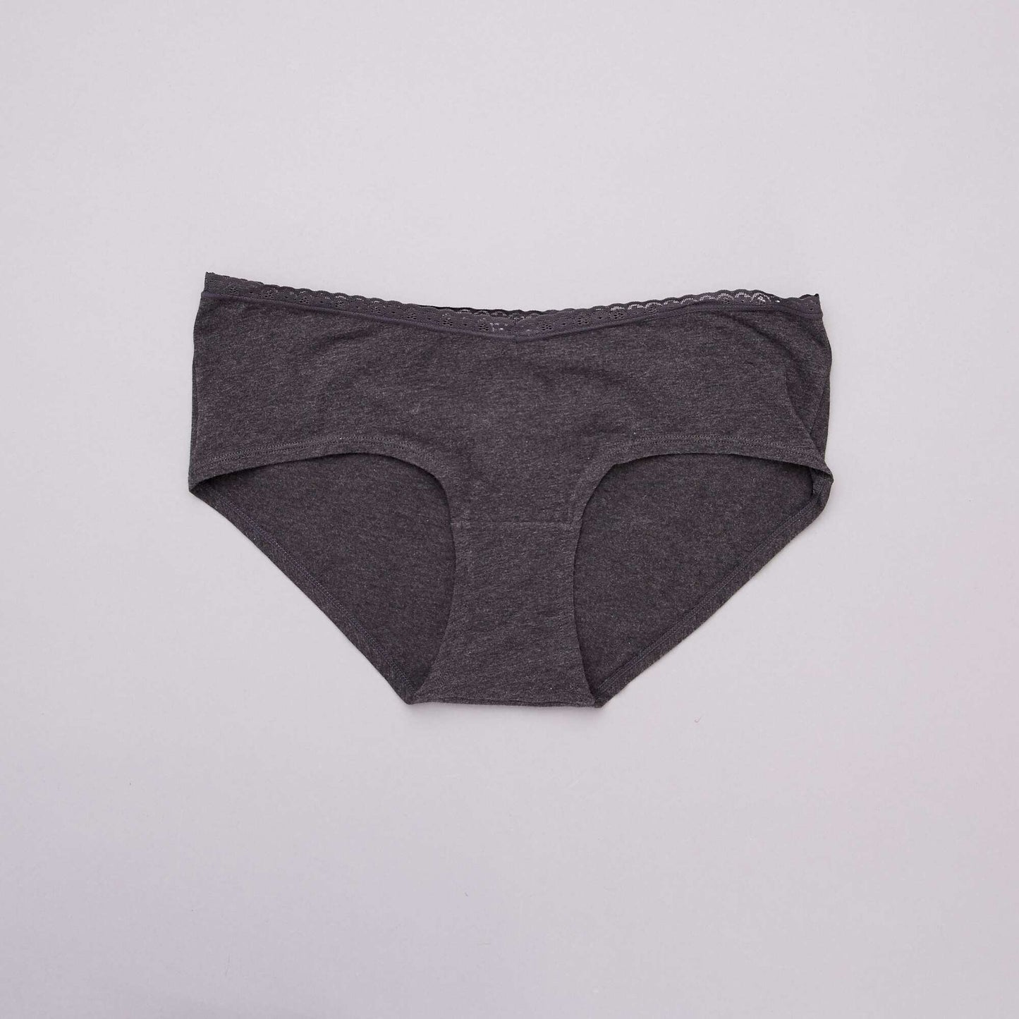 Lot de 3 shorties maternité noir/gris clair/gris foncé