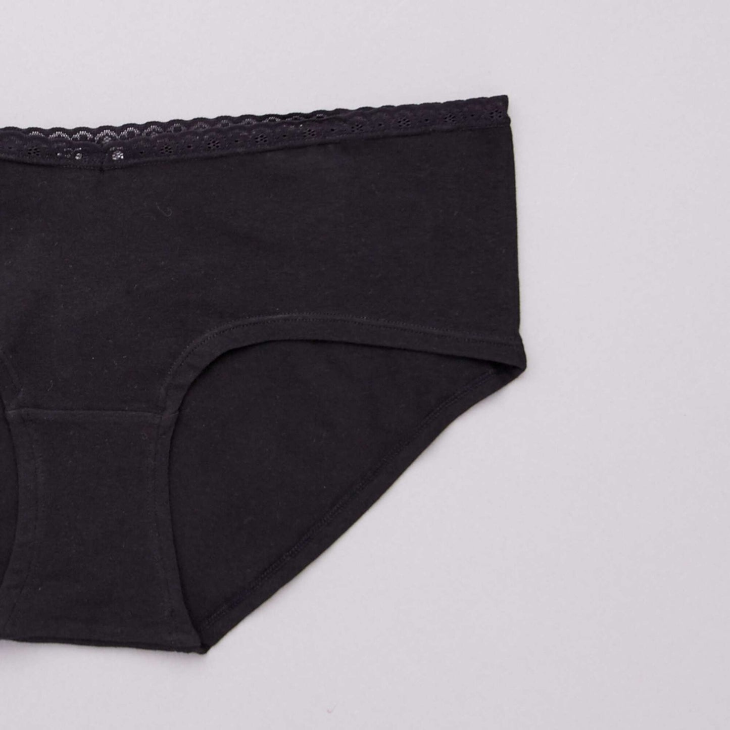 Lot de 3 shorties maternité noir/gris clair/gris foncé