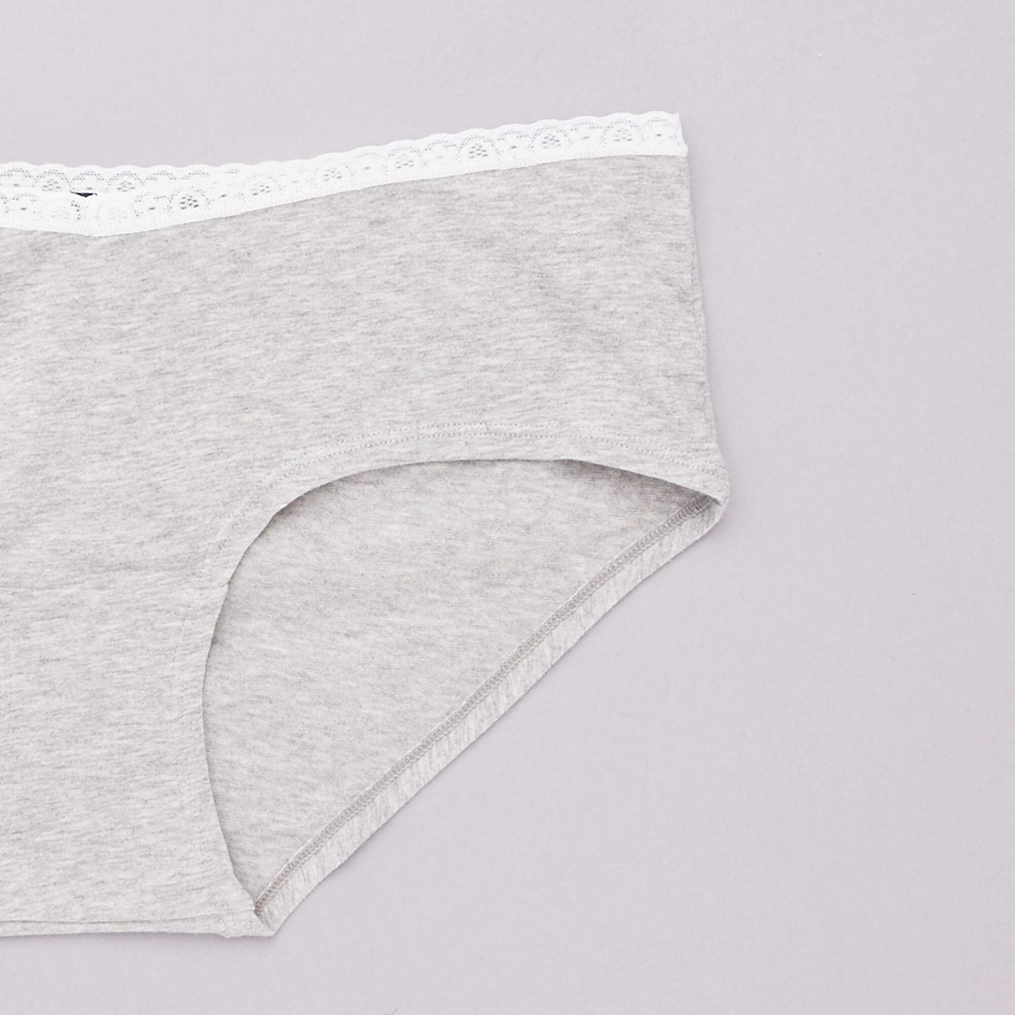 Lot de 3 shorties maternité blanc/gris/marine