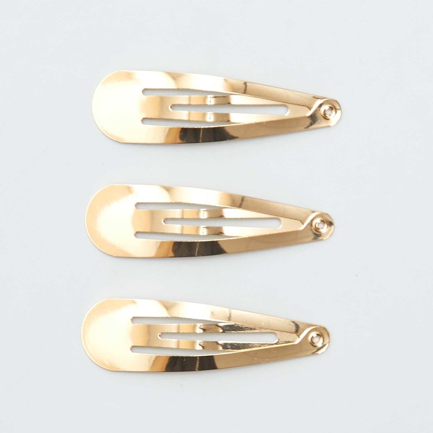 Lot de 6 pinces à cheveux Gris/doré
