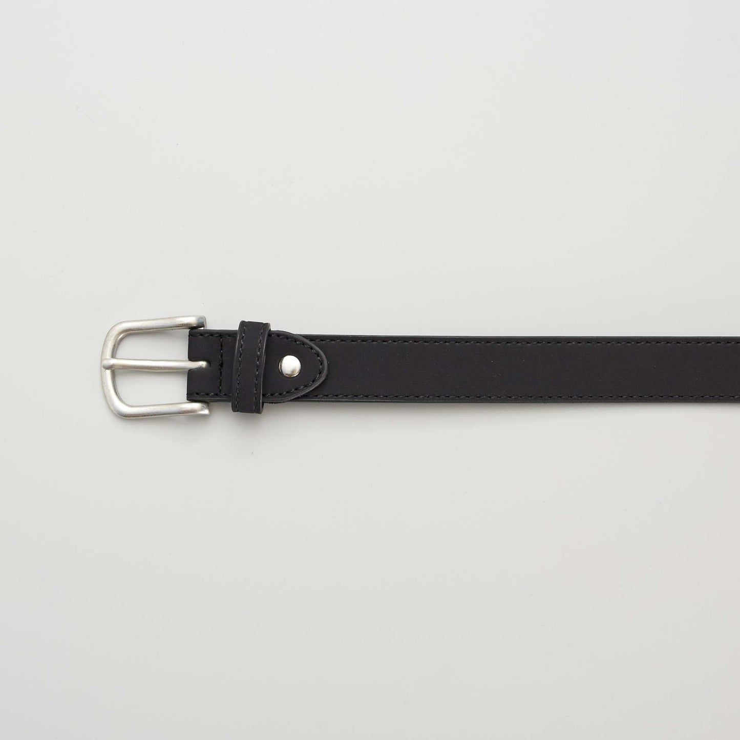 Ceinture simili toucher doux noir