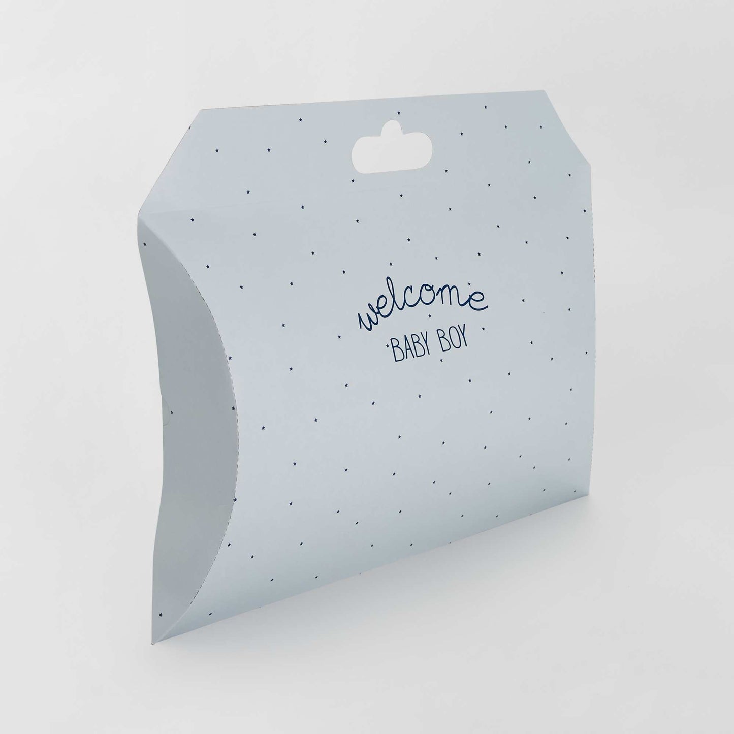 Boite cadeau 'naissance' bleu