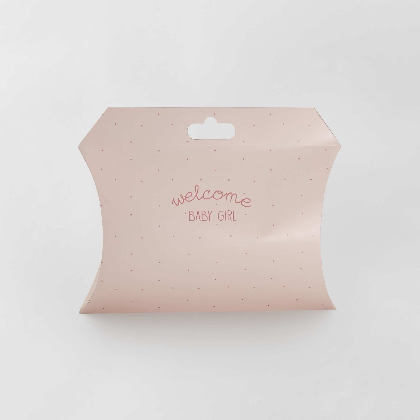 Boite cadeau 'naissance' rose