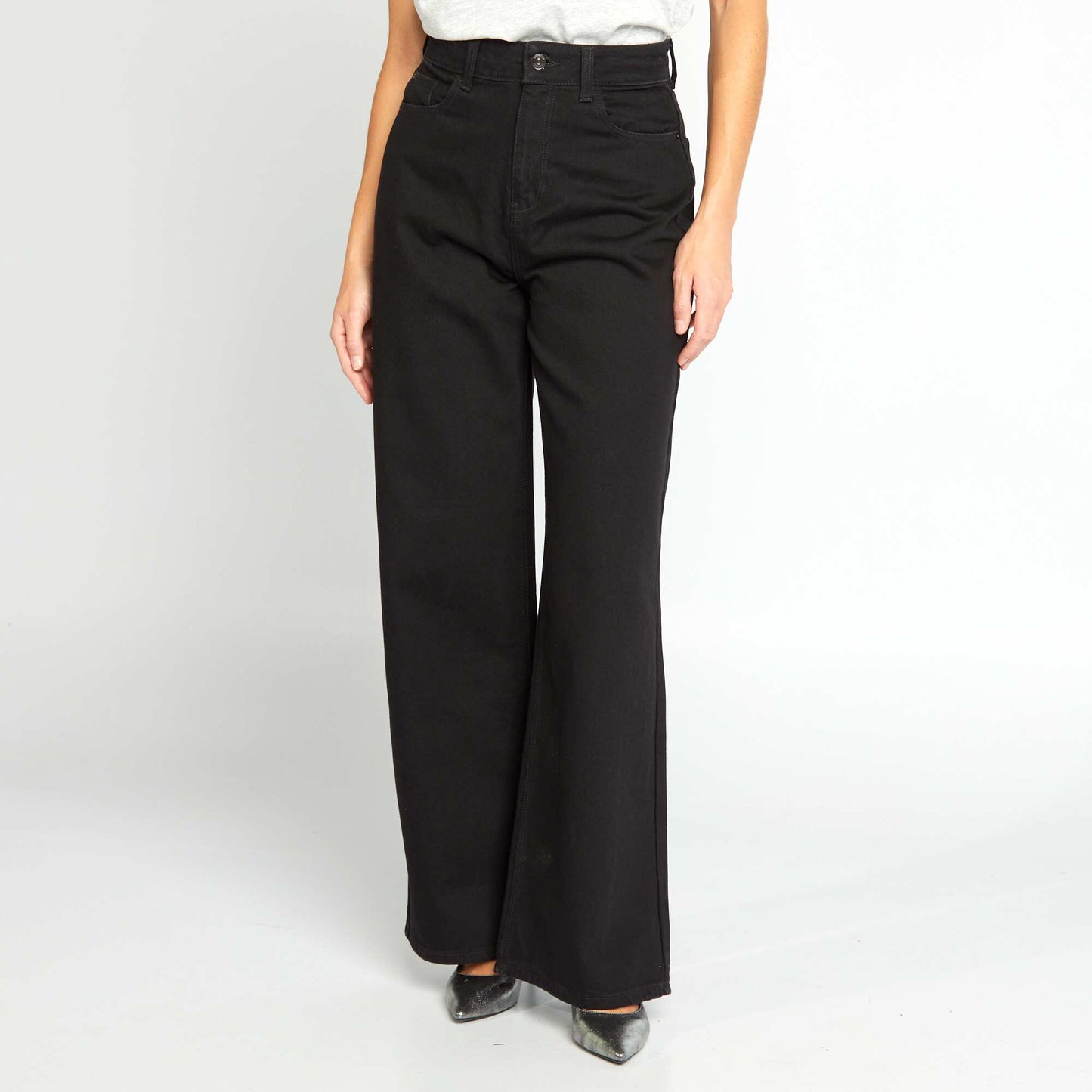 Jean wide leg - L30 Noir