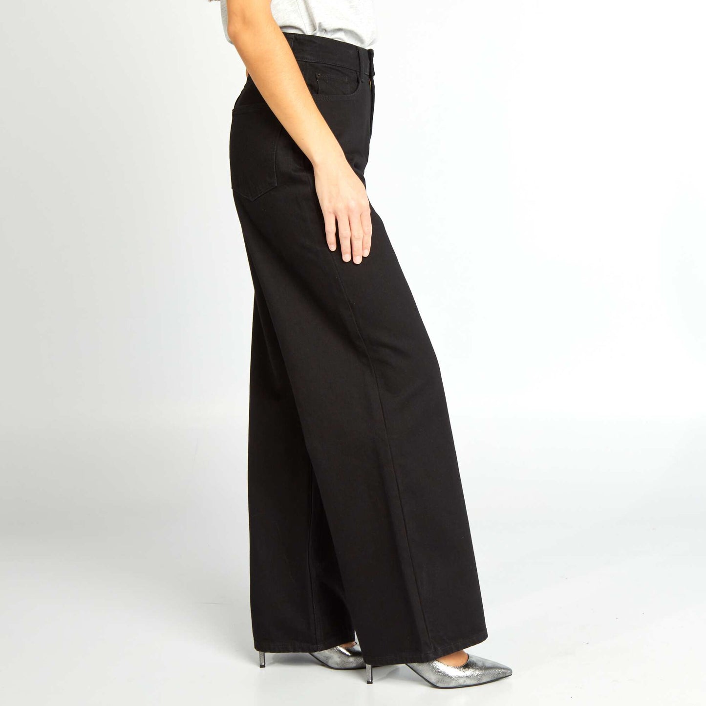 Jean wide leg - L30 Noir