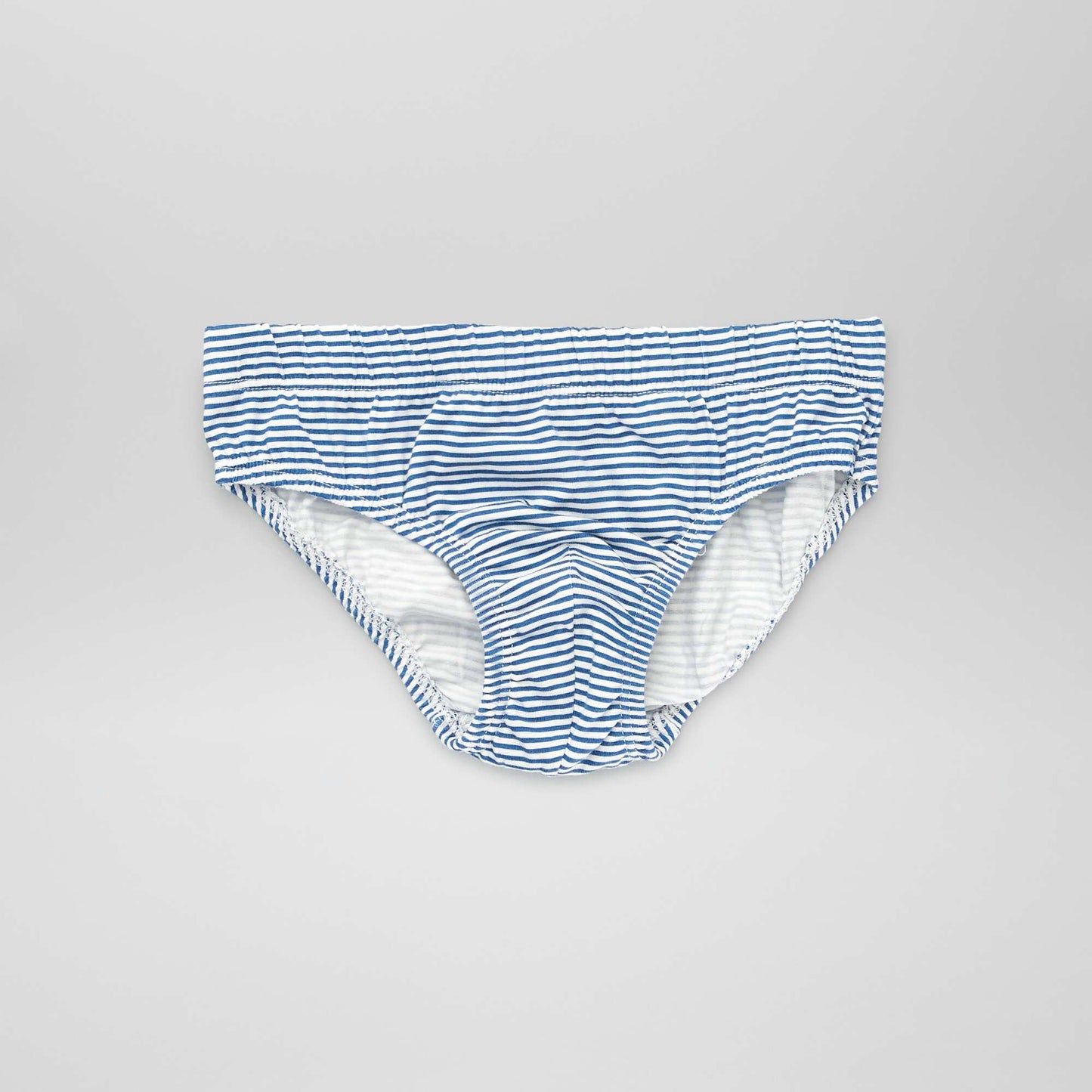 Lot de 5 slips en coton Beige/bleu