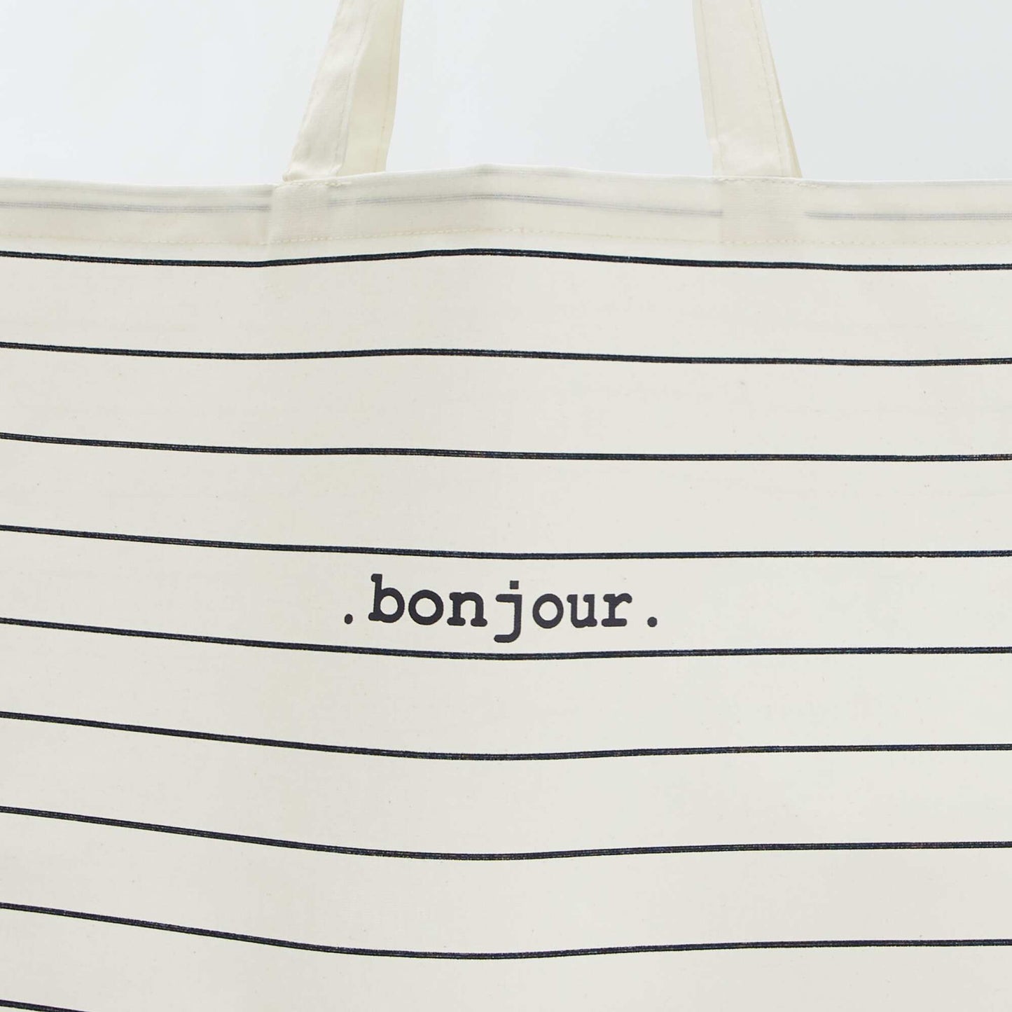 Tote-bag XXL en toile BLANC
