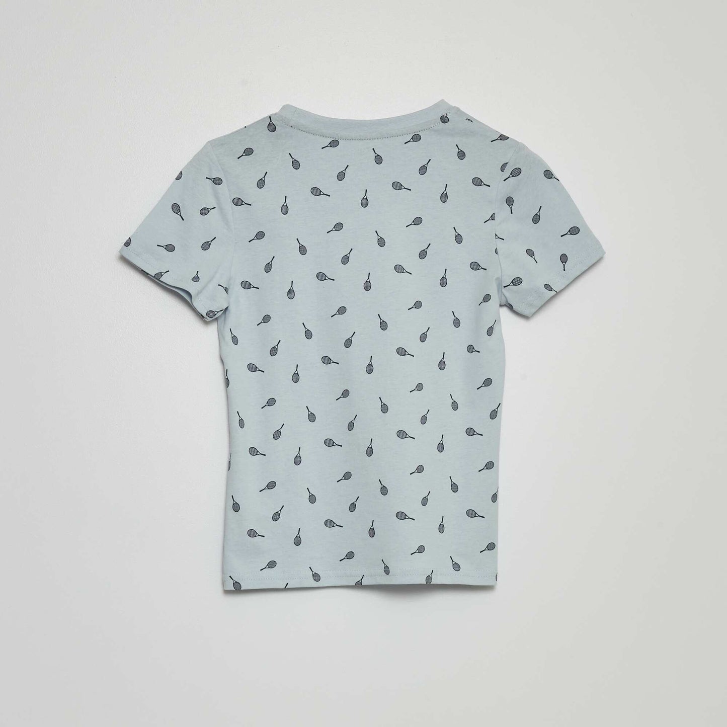T-shirt à motif Bleu
