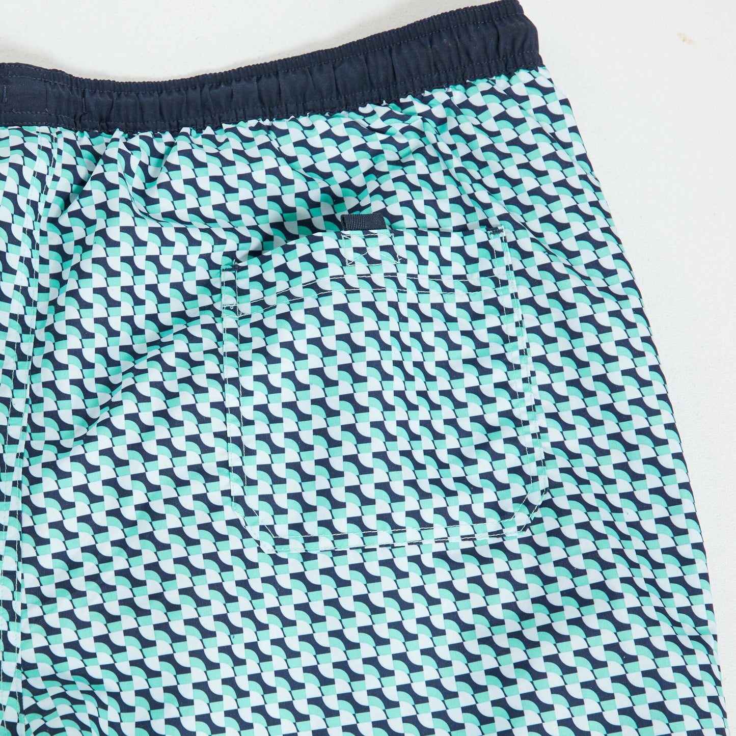 Short de bain imprimé Vert