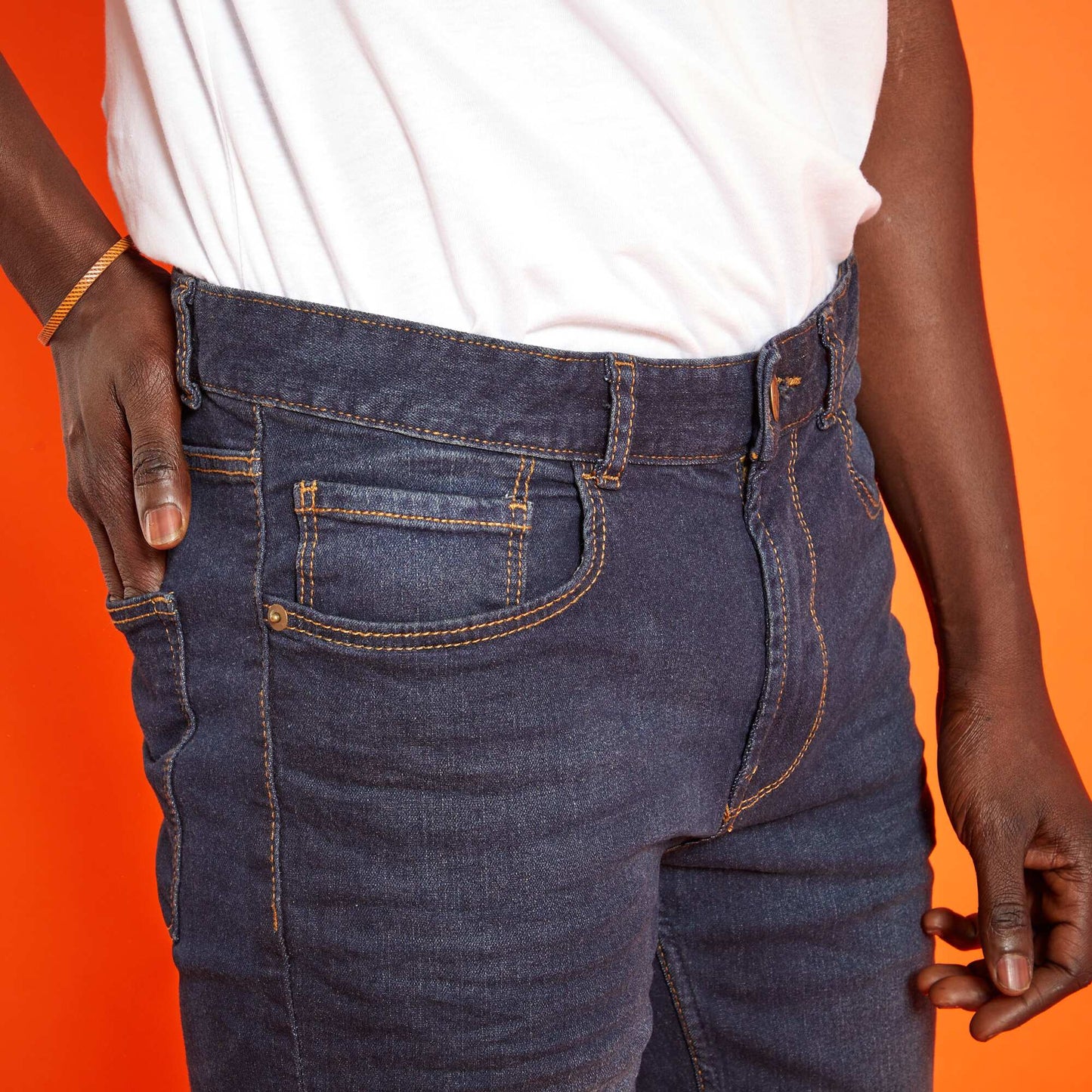 Jean slim - L32 bleu indigo