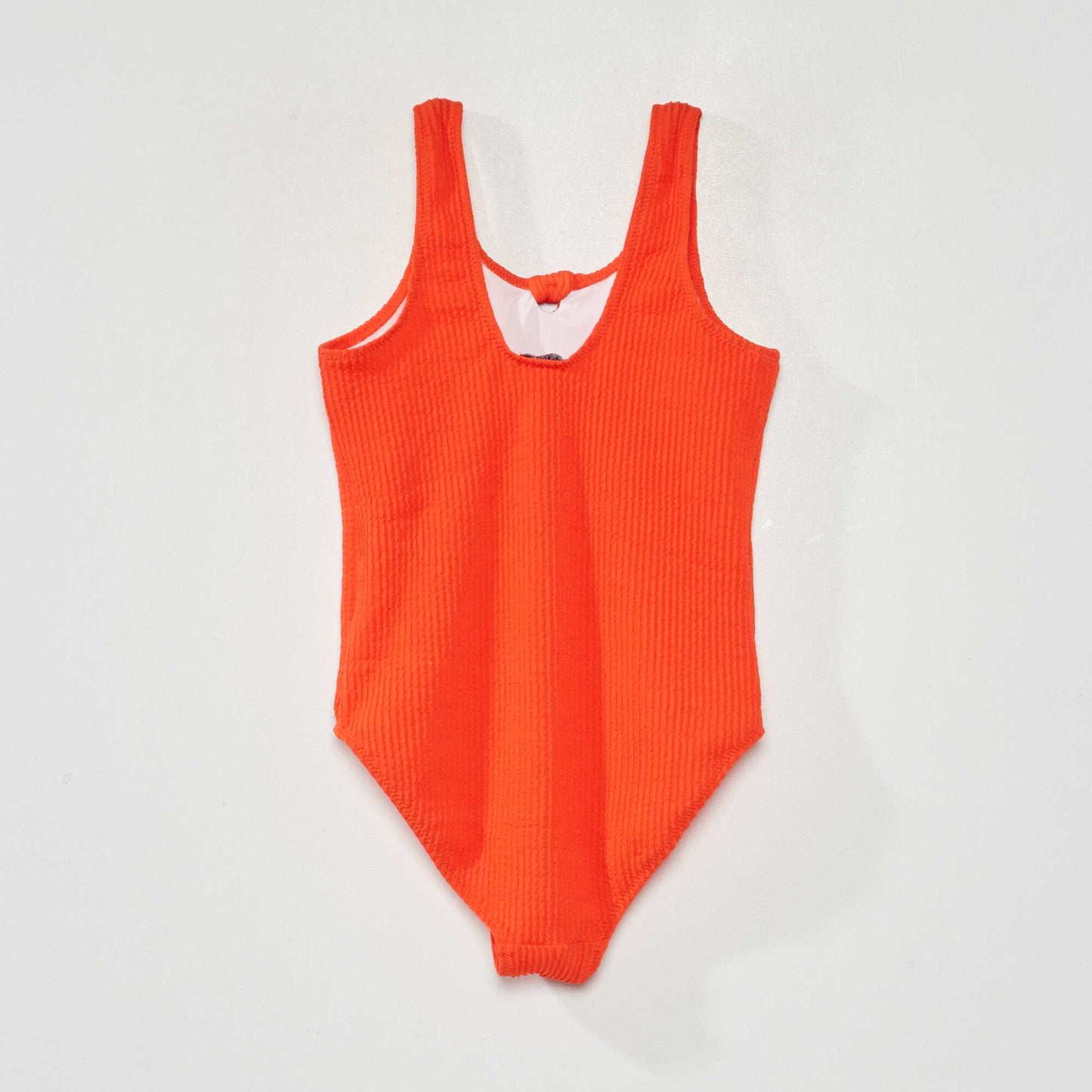 Maillot de bain côtelé - 1 pièce Rouge